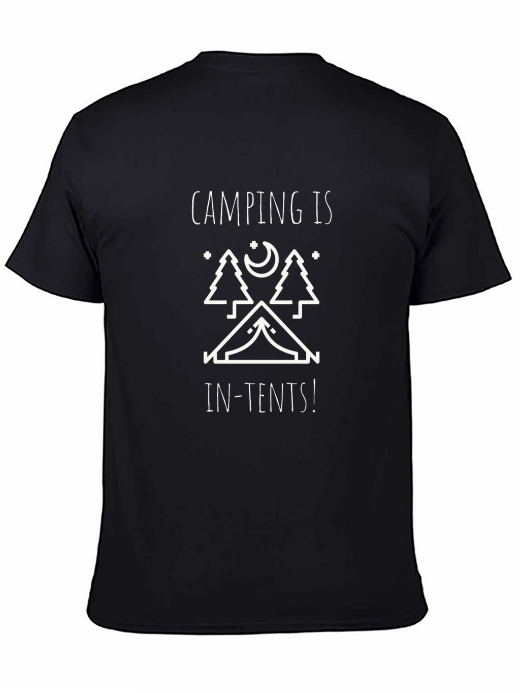 Camping Is In-Tents! Funny Outdoor Adventure T-Shirt