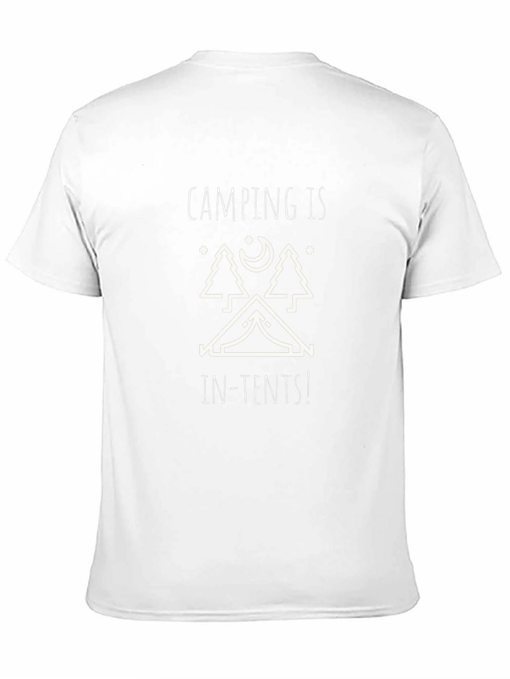 Camping Is In-Tents! Funny Outdoor Adventure T-Shirt