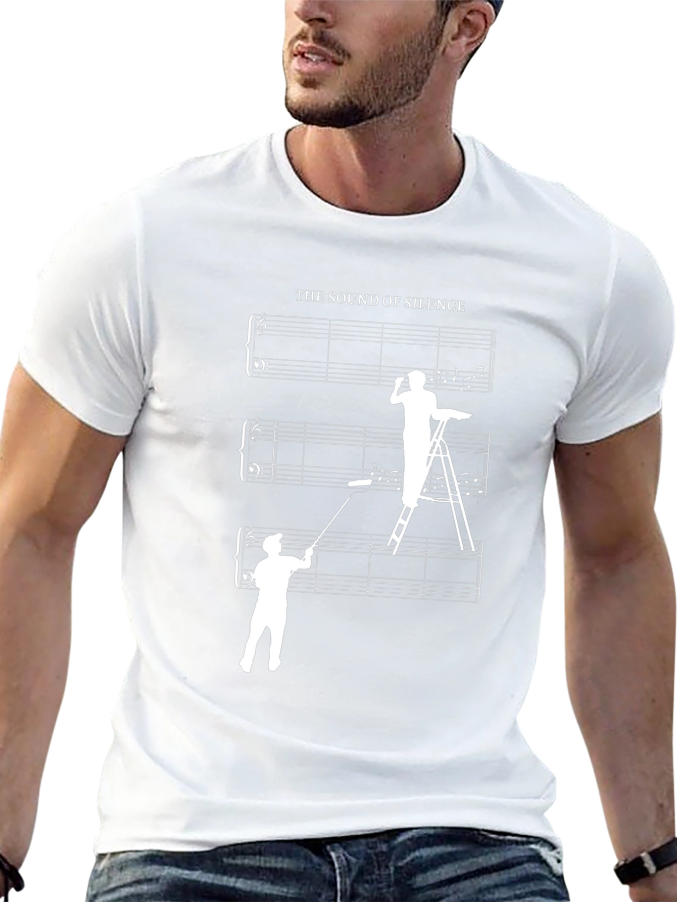 The Sound of Silence Musician Humor T-Shirt