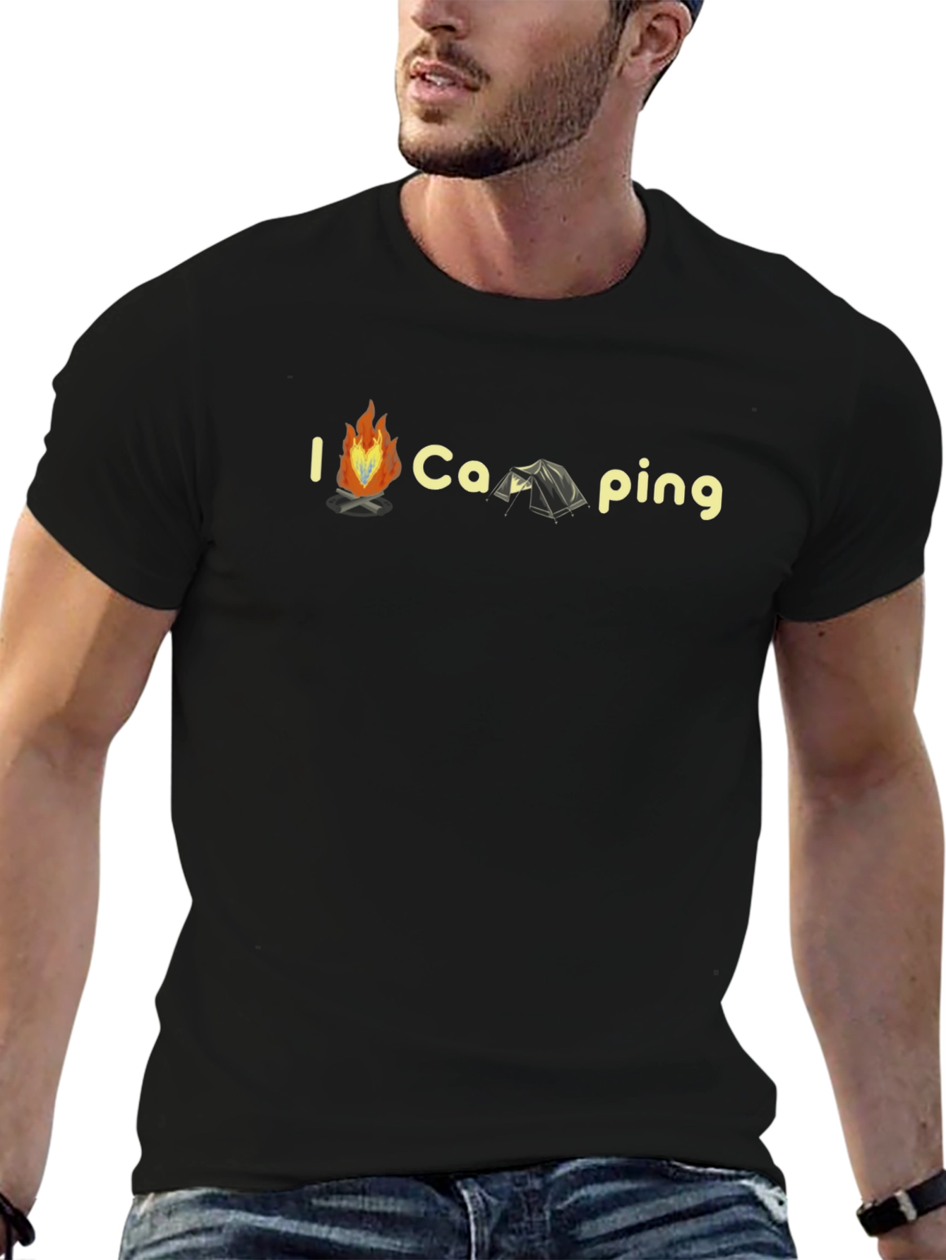 I Love Camping Graphic T-Shirt