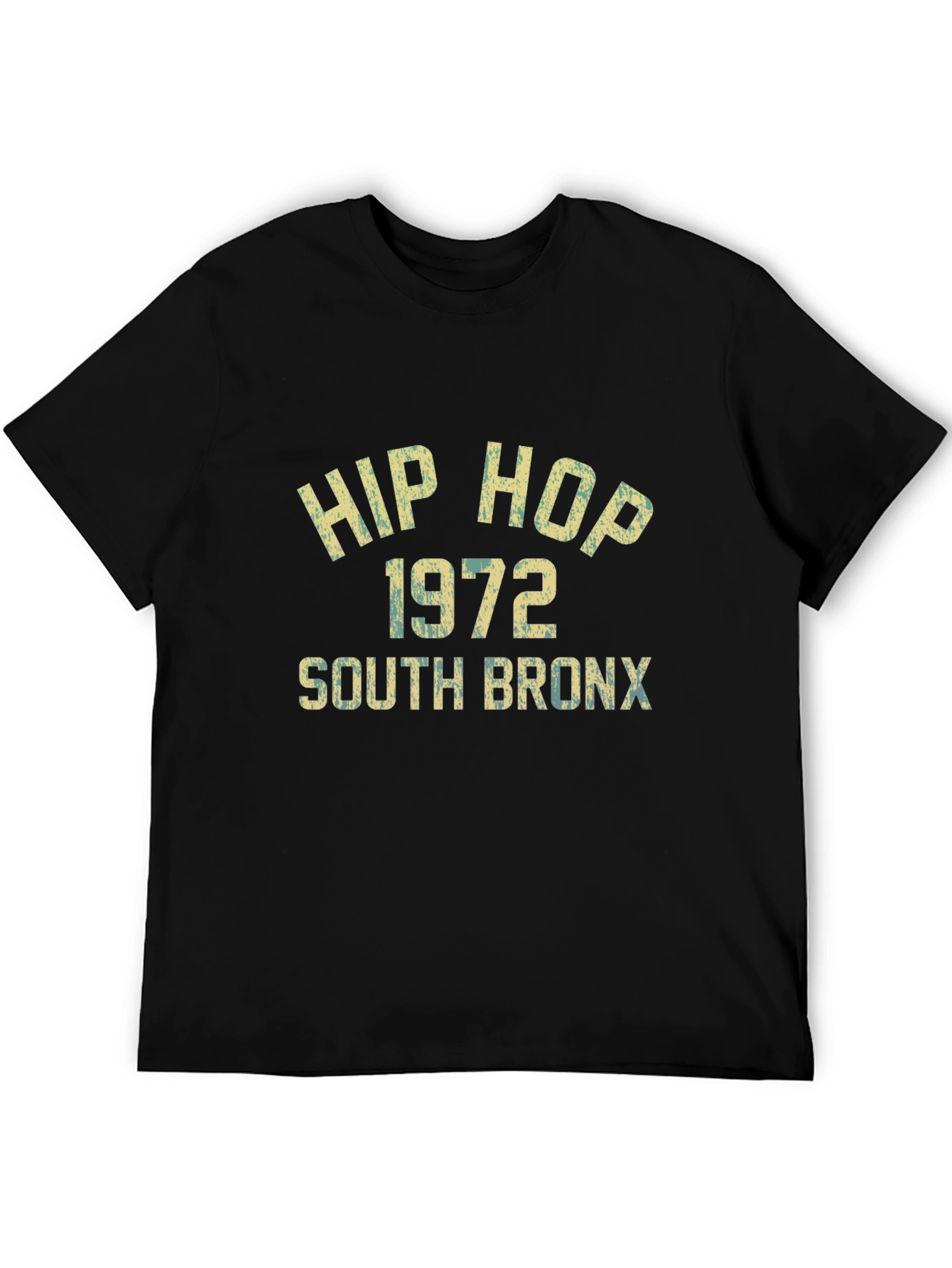Hip Hop 1972 South Bronx Black T-Shirt