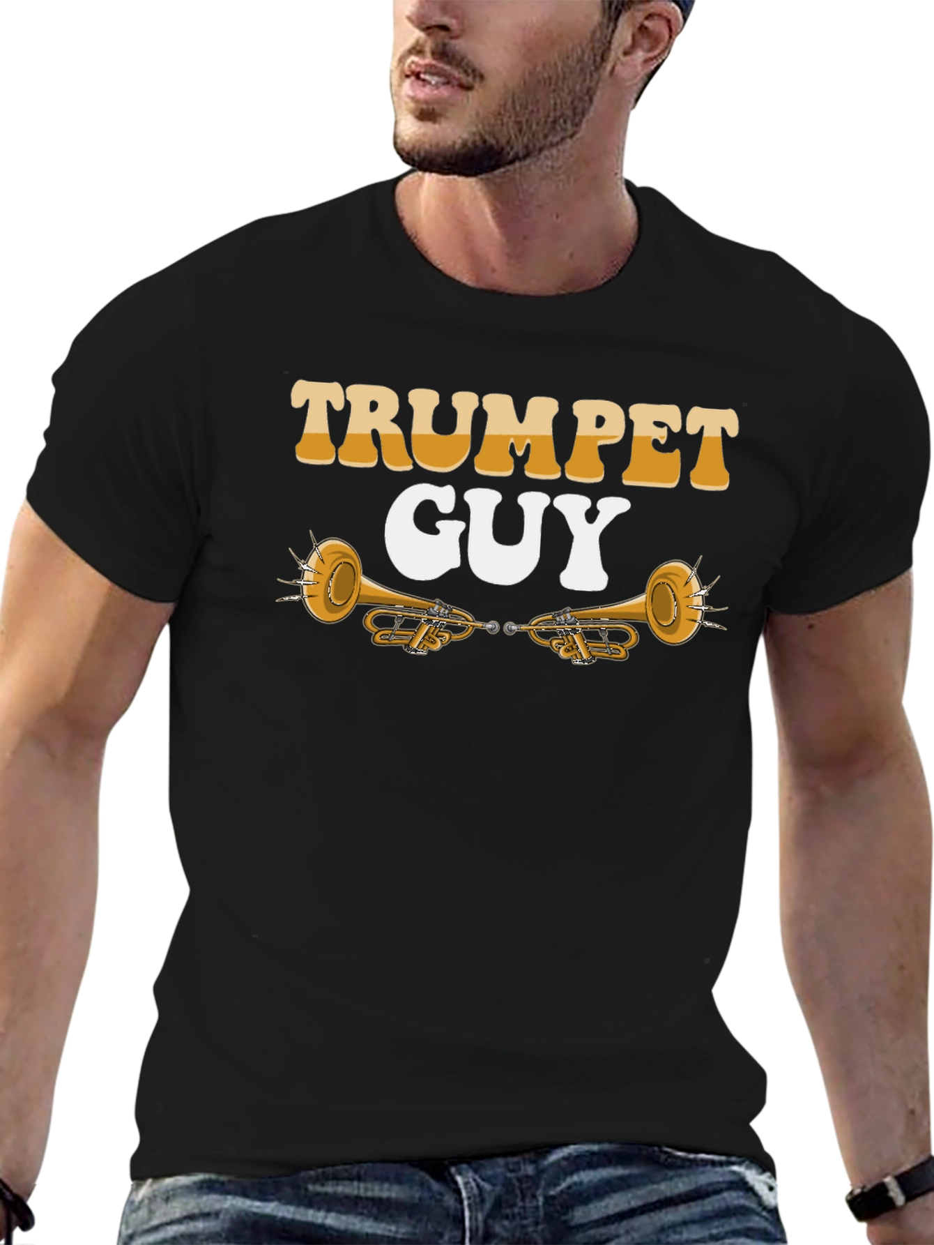 Trumpet Guy Black T-Shirt