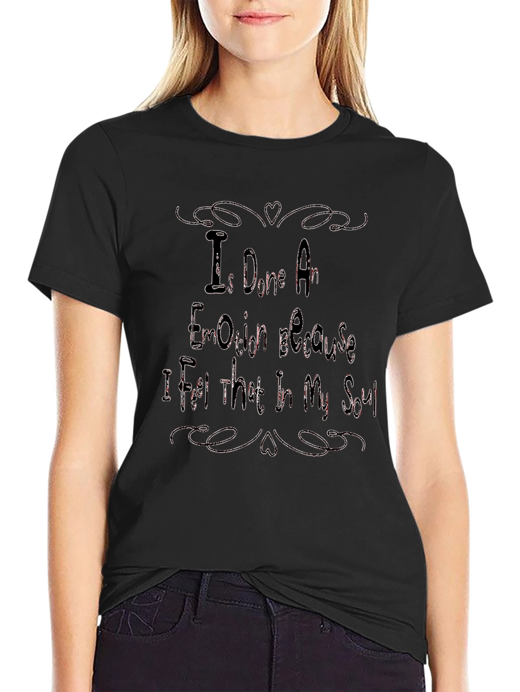 Emotional Soul Black T-Shirt