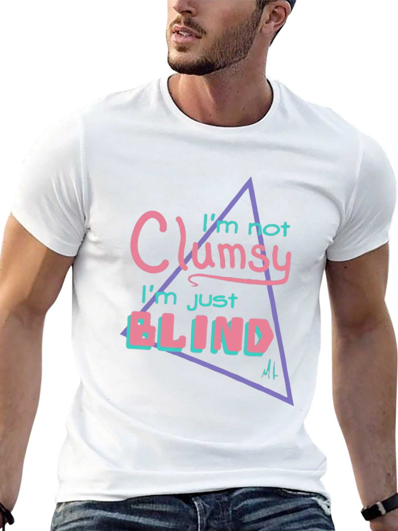 Clumsy? Tee: Funny Graphic Print T-Shirt