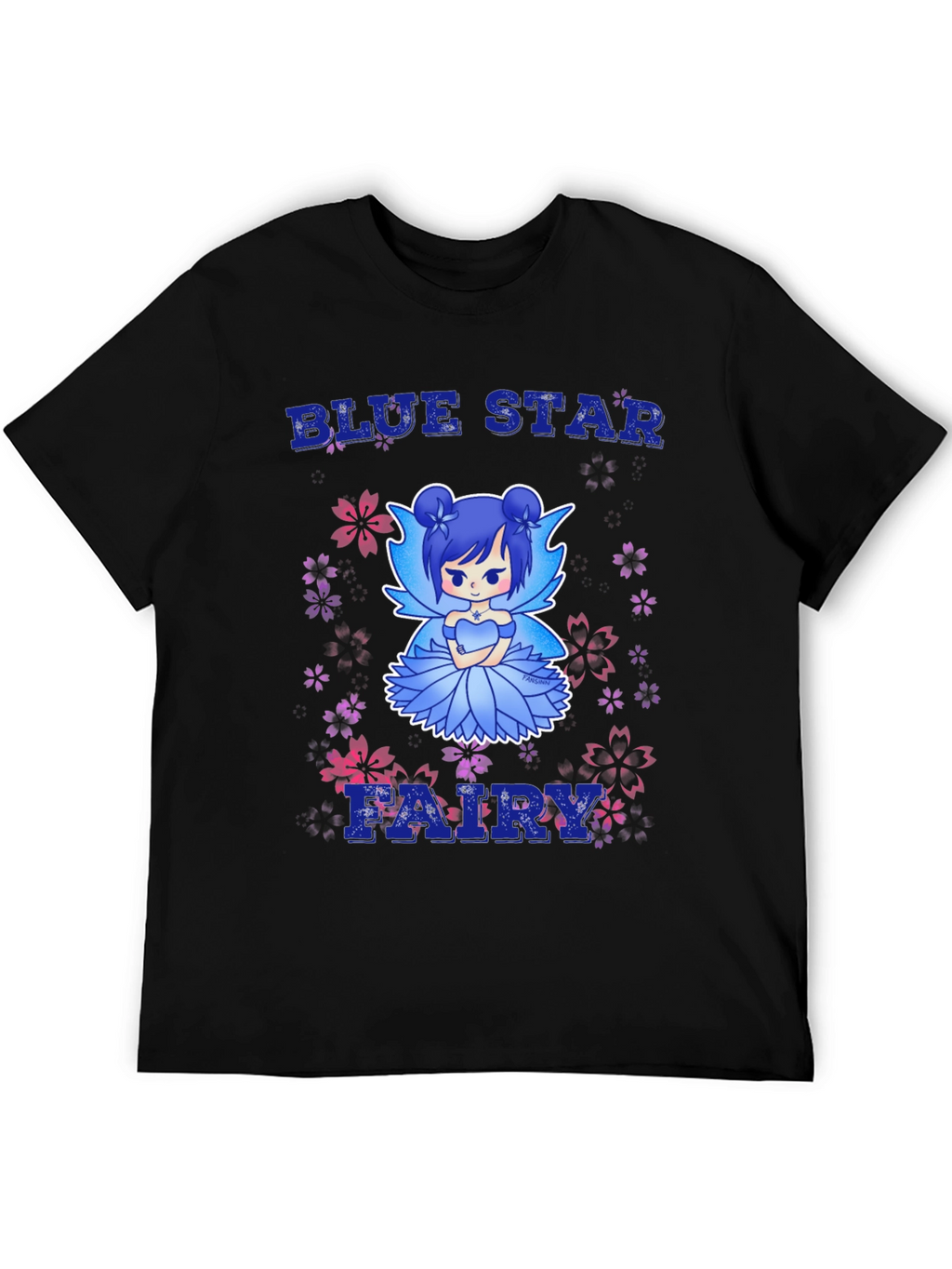 Blue Star Fairy Graphic Tee - Anime T-Shirt