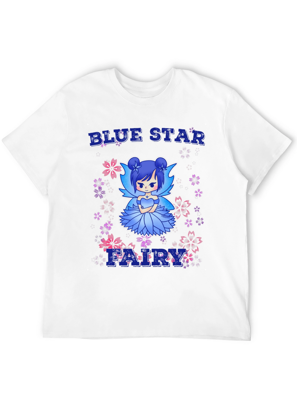Blue Star Fairy Graphic Tee - Anime T-Shirt