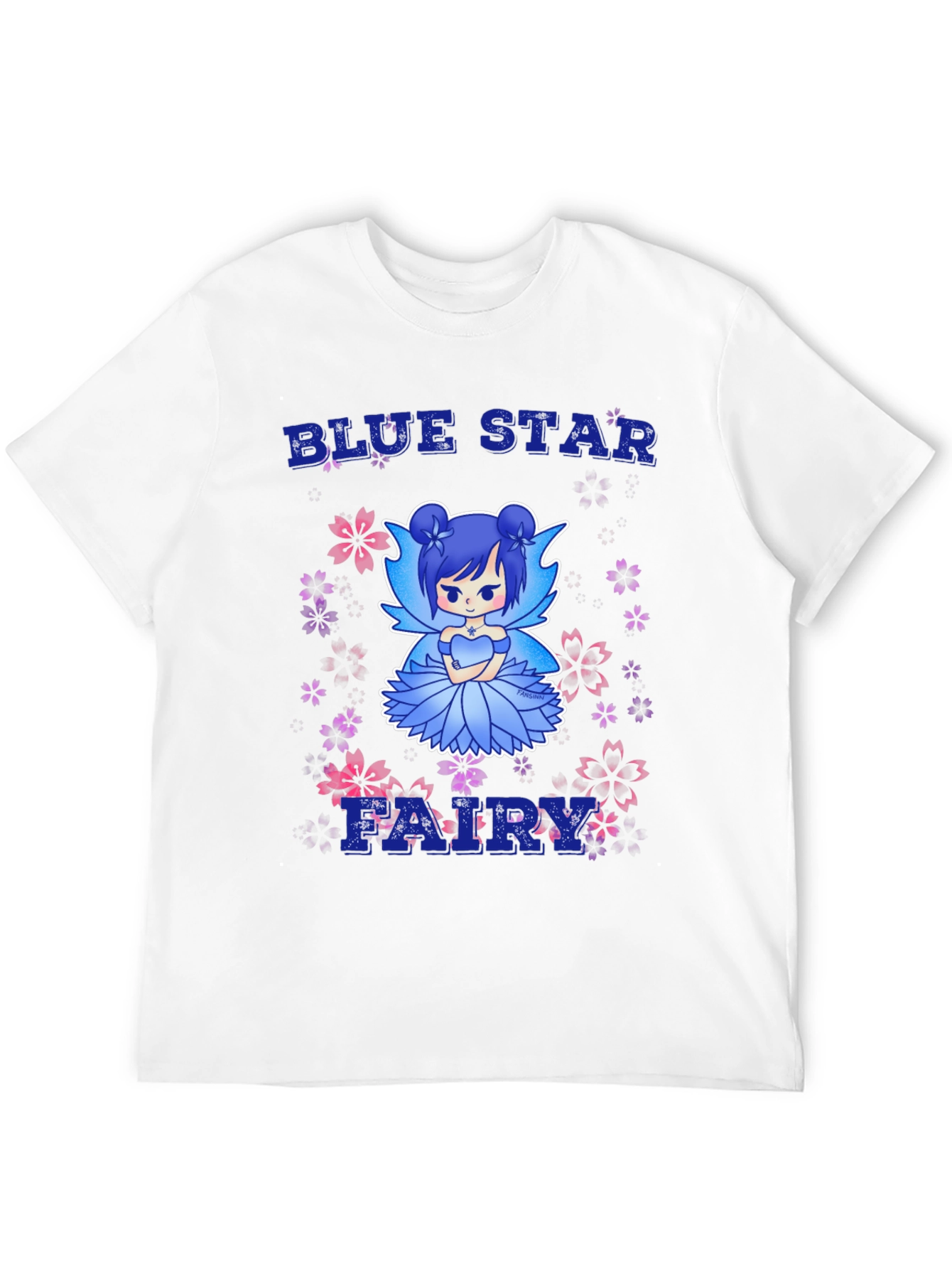 Blue Star Fairy Graphic Tee - Anime T-Shirt