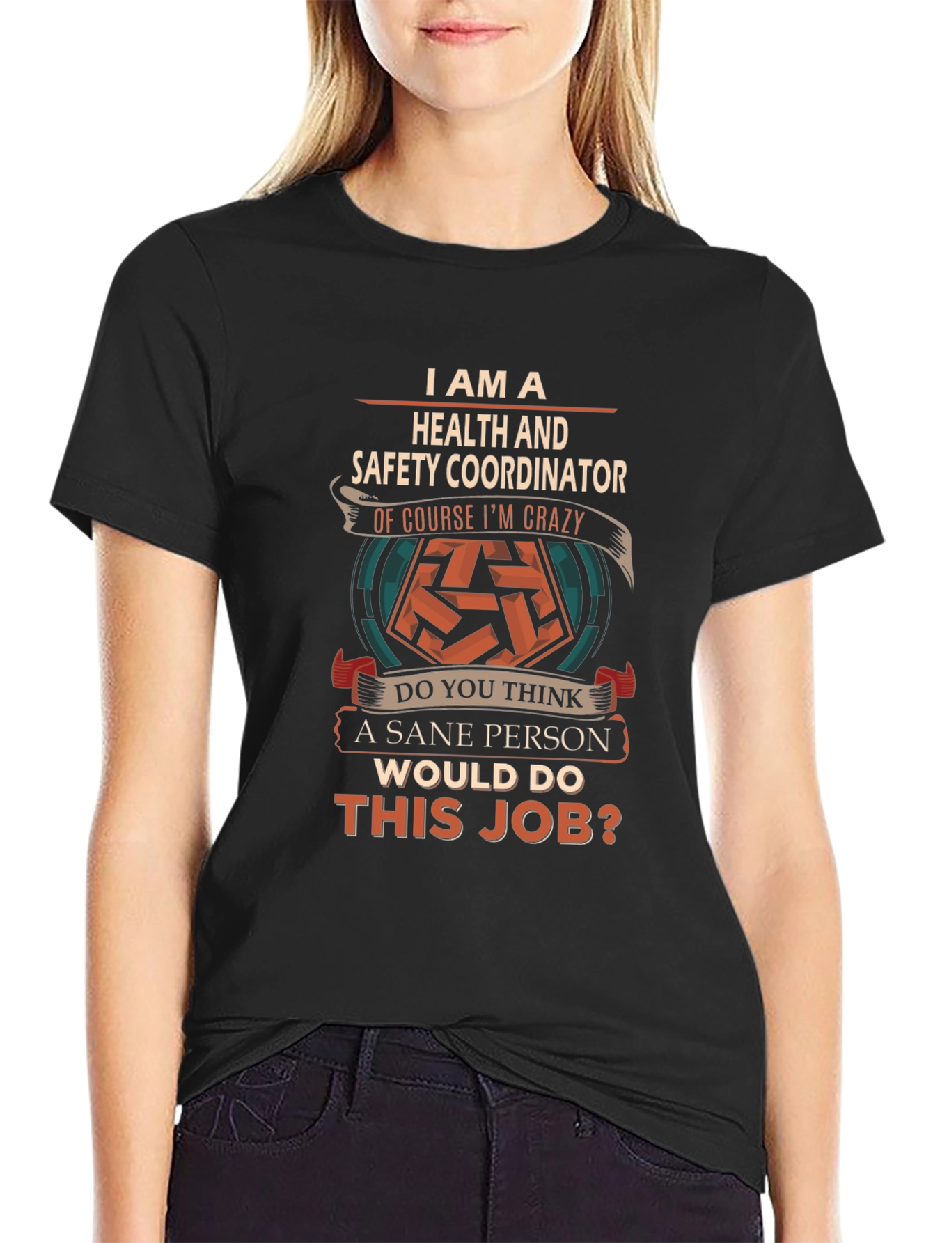 Health & Safety Coordinator Crazy Job T-Shirt