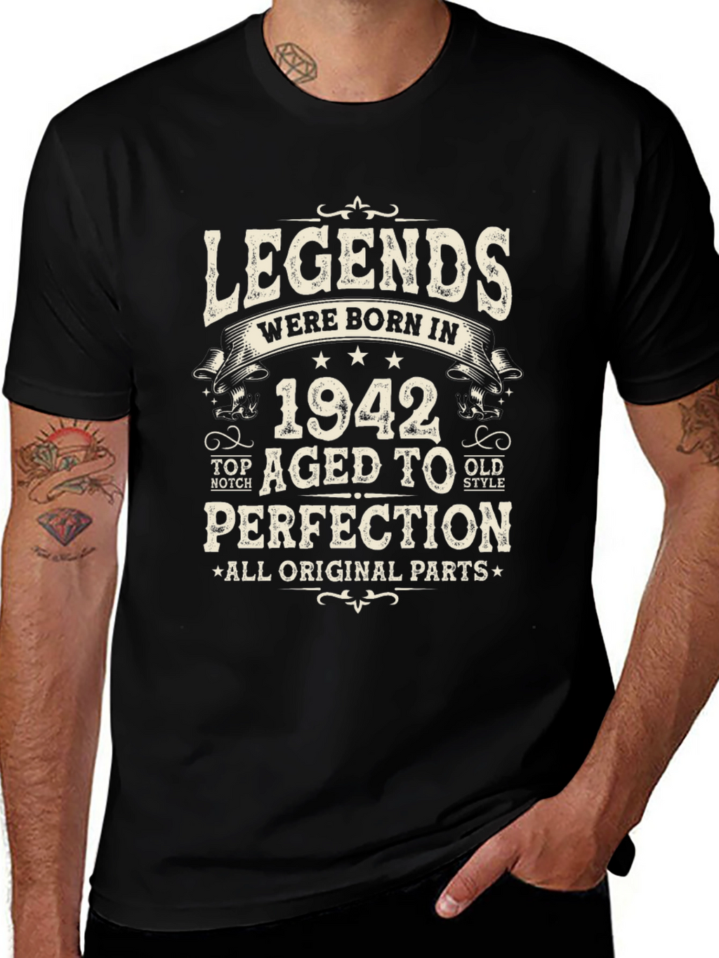 Legends Born in 1942 Aged to Perfection T-Shirt