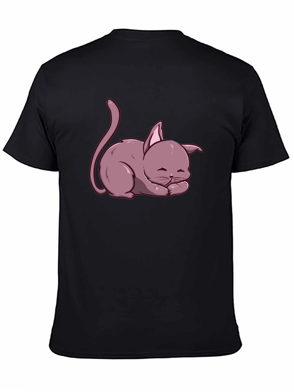 Cute Cartoon Cat T-Shirt - Relaxed Fit