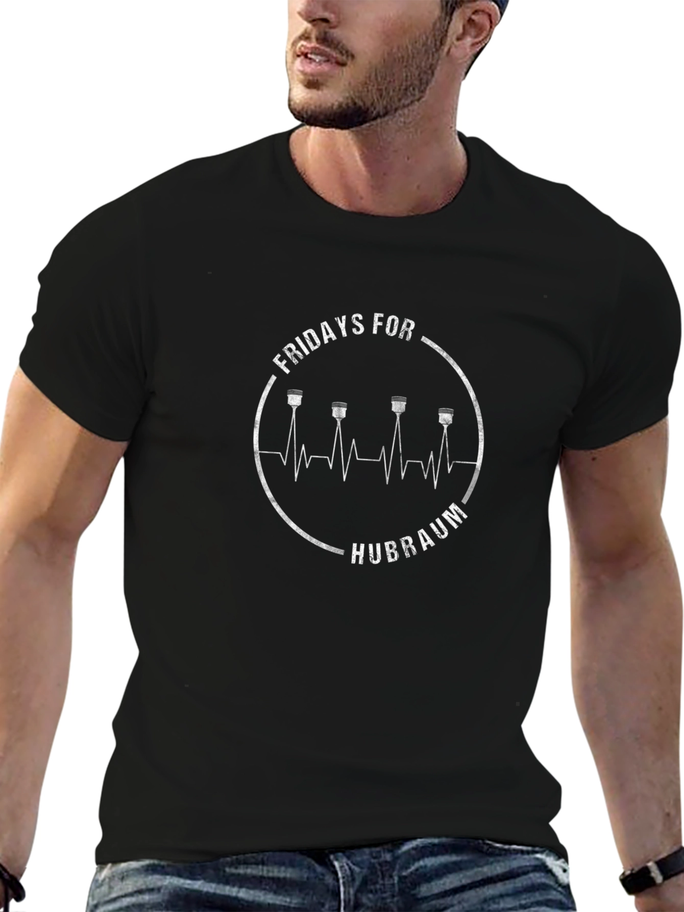 Fridays for Hubraum Black T-Shirt