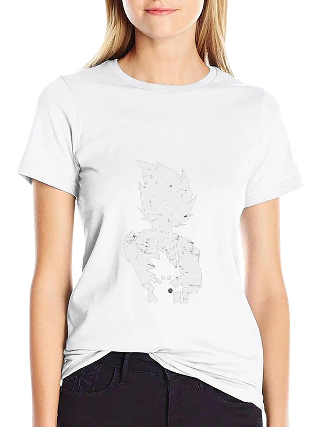 Anime Silhouette Graphic T-Shirt