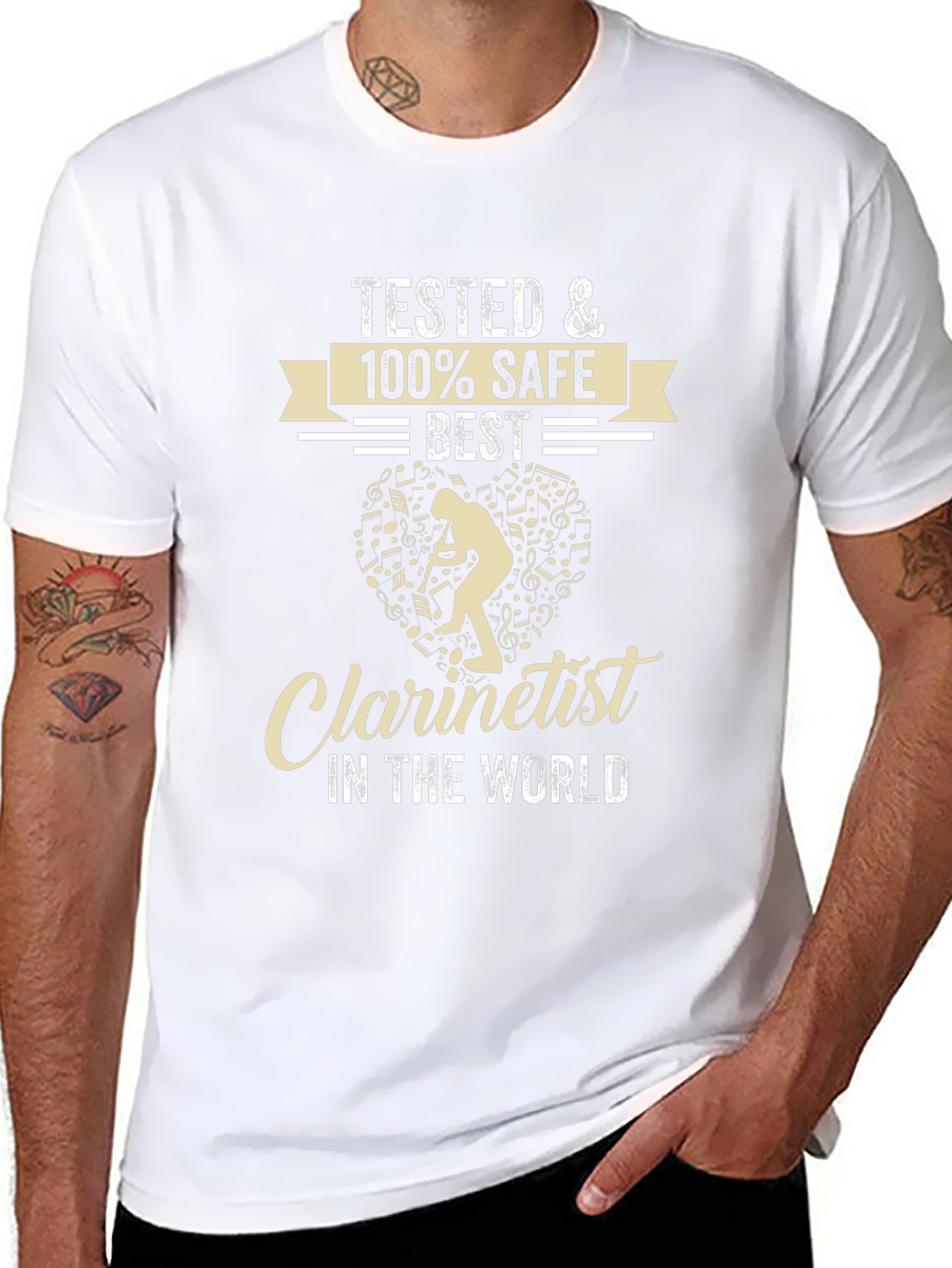 Tested & Safe Clarinetist T-Shirt