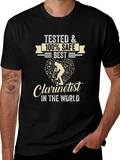 Tested & Safe Clarinetist T-Shirt