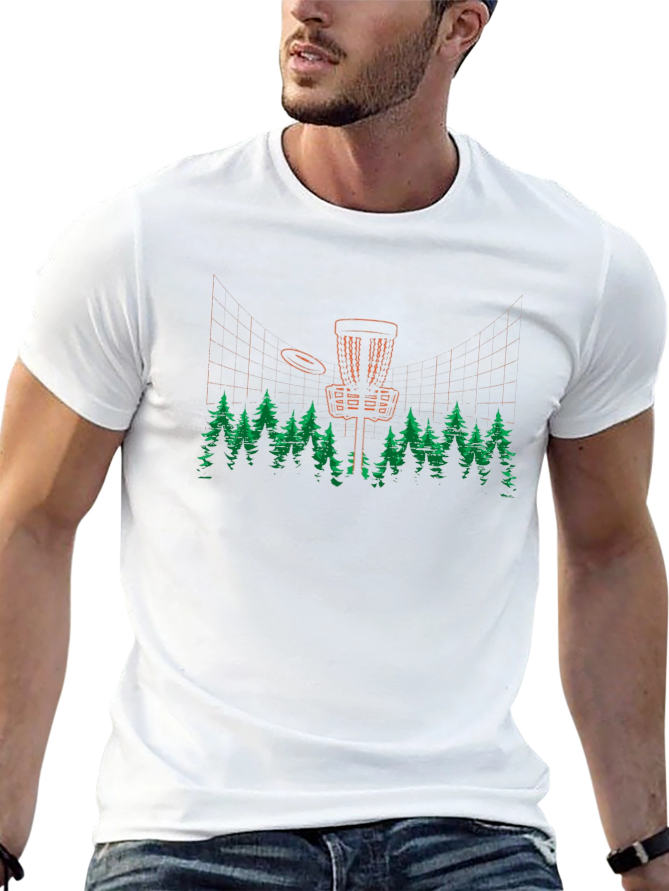 Disc Golf Basket T-Shirt | Nature Course Apparel