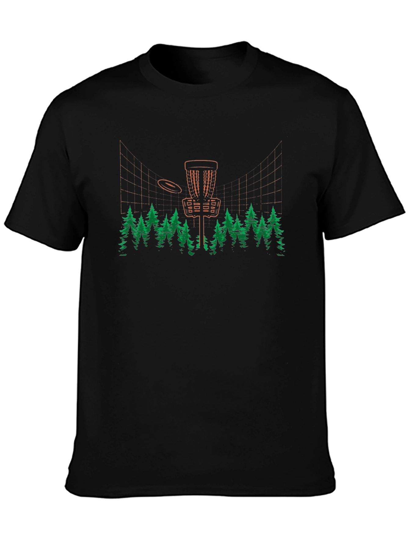 Disc Golf Basket T-Shirt | Nature Course Apparel