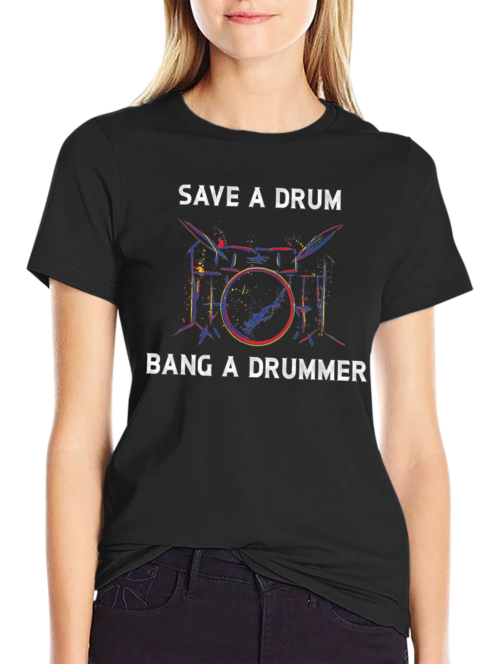 Save a Drum Bang a Drummer T-Shirt