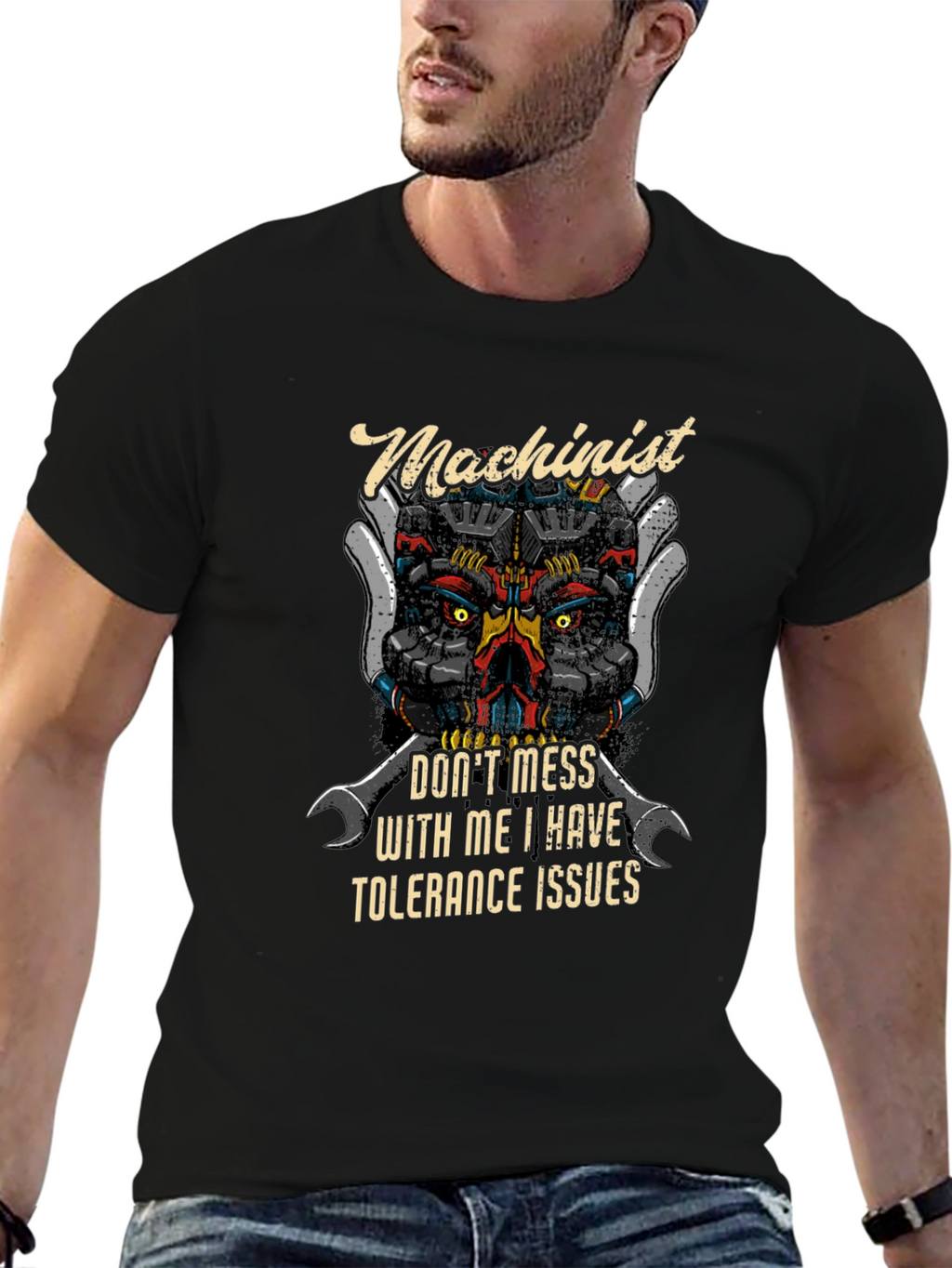 Machinist Tolerance Issues Graphic T-Shirt
