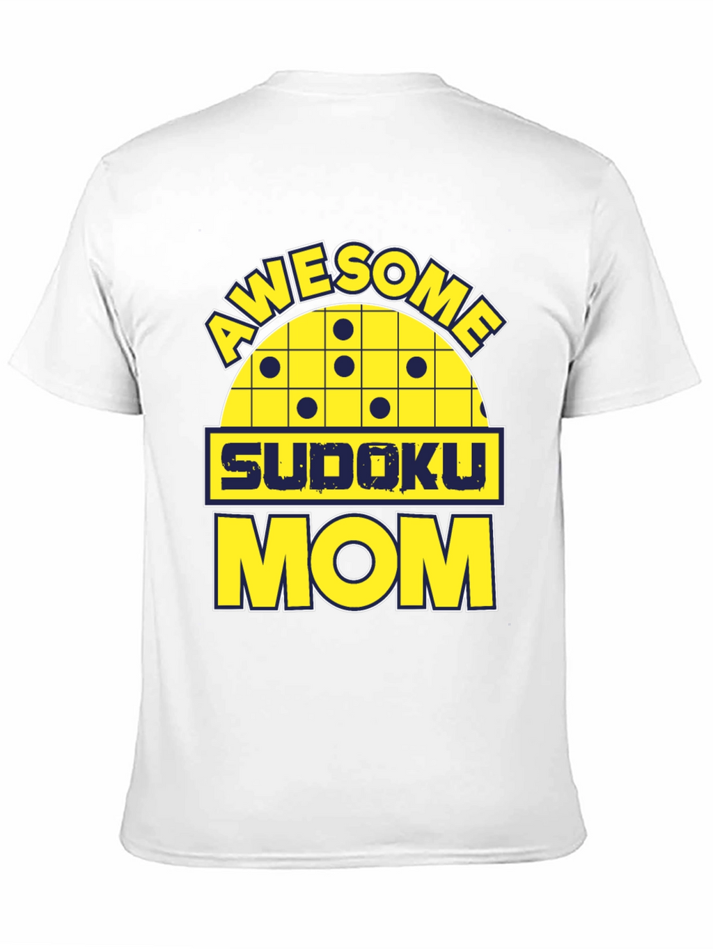 Awesome Sudoku Mom Graphic Tee Shirt