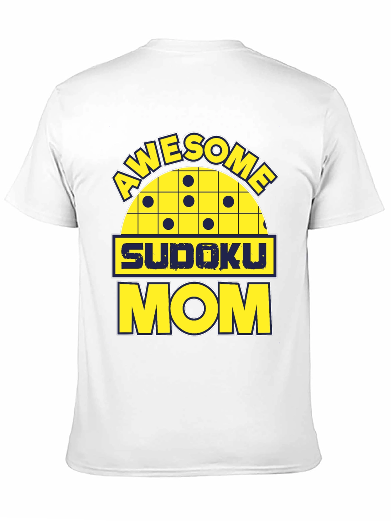 Awesome Sudoku Mom Graphic Tee Shirt