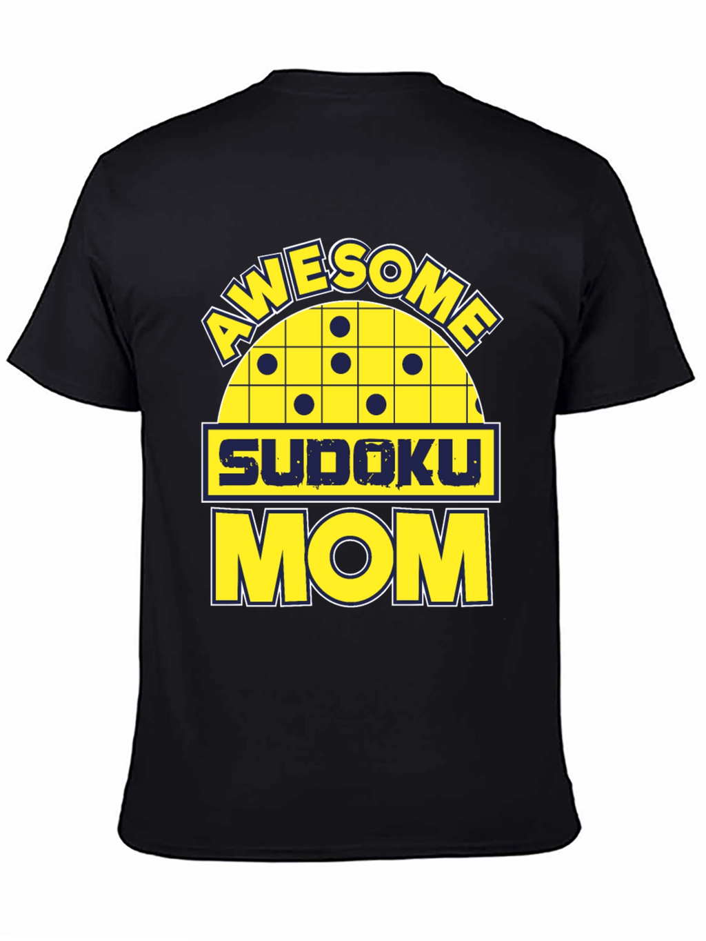 Awesome Sudoku Mom Graphic Tee Shirt