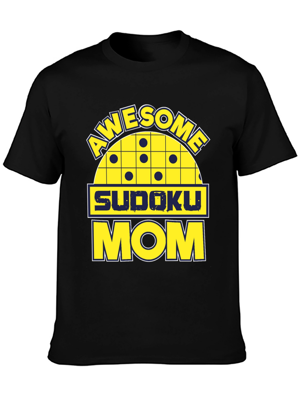Awesome Sudoku Mom Graphic Tee Shirt