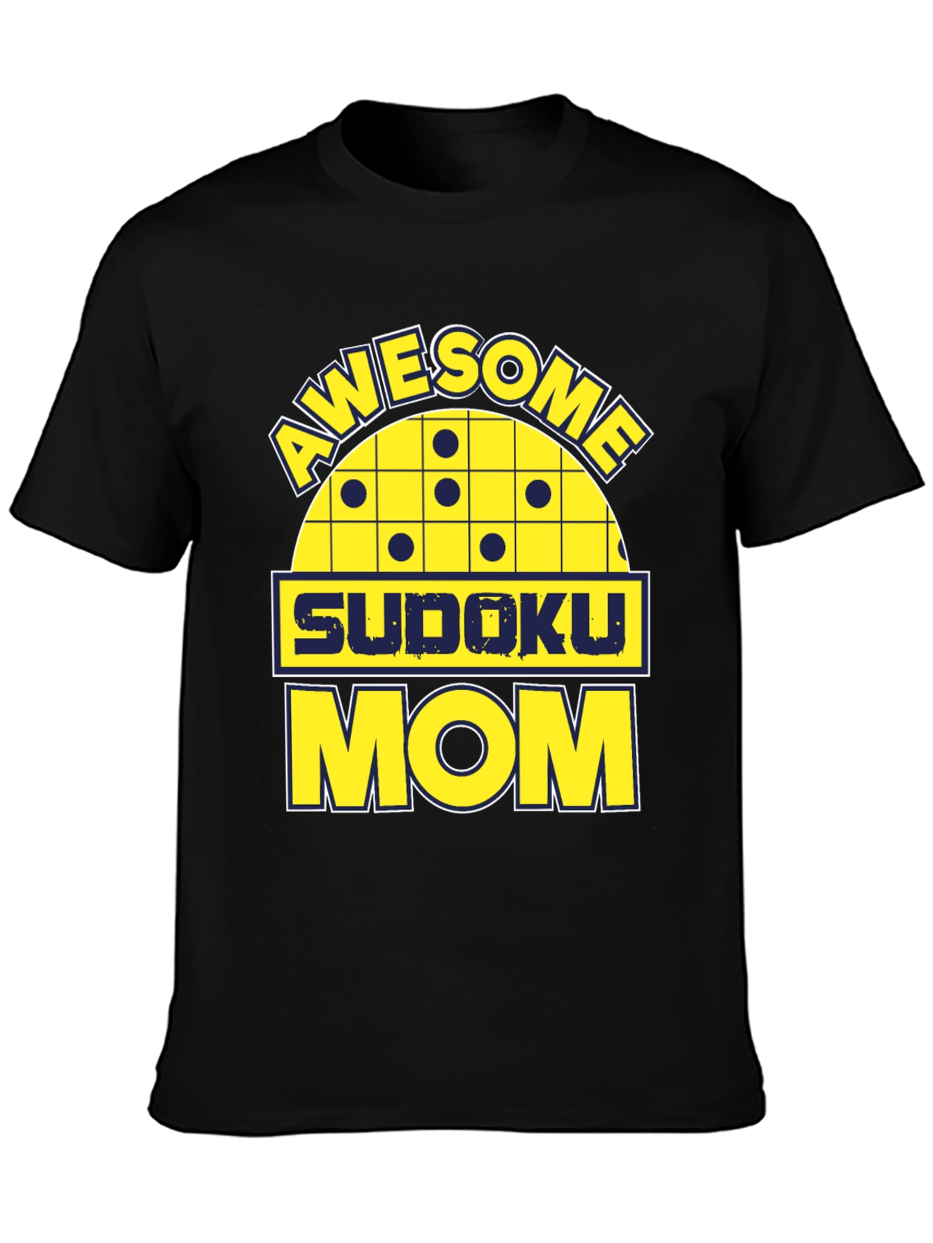 Awesome Sudoku Mom Graphic Tee Shirt