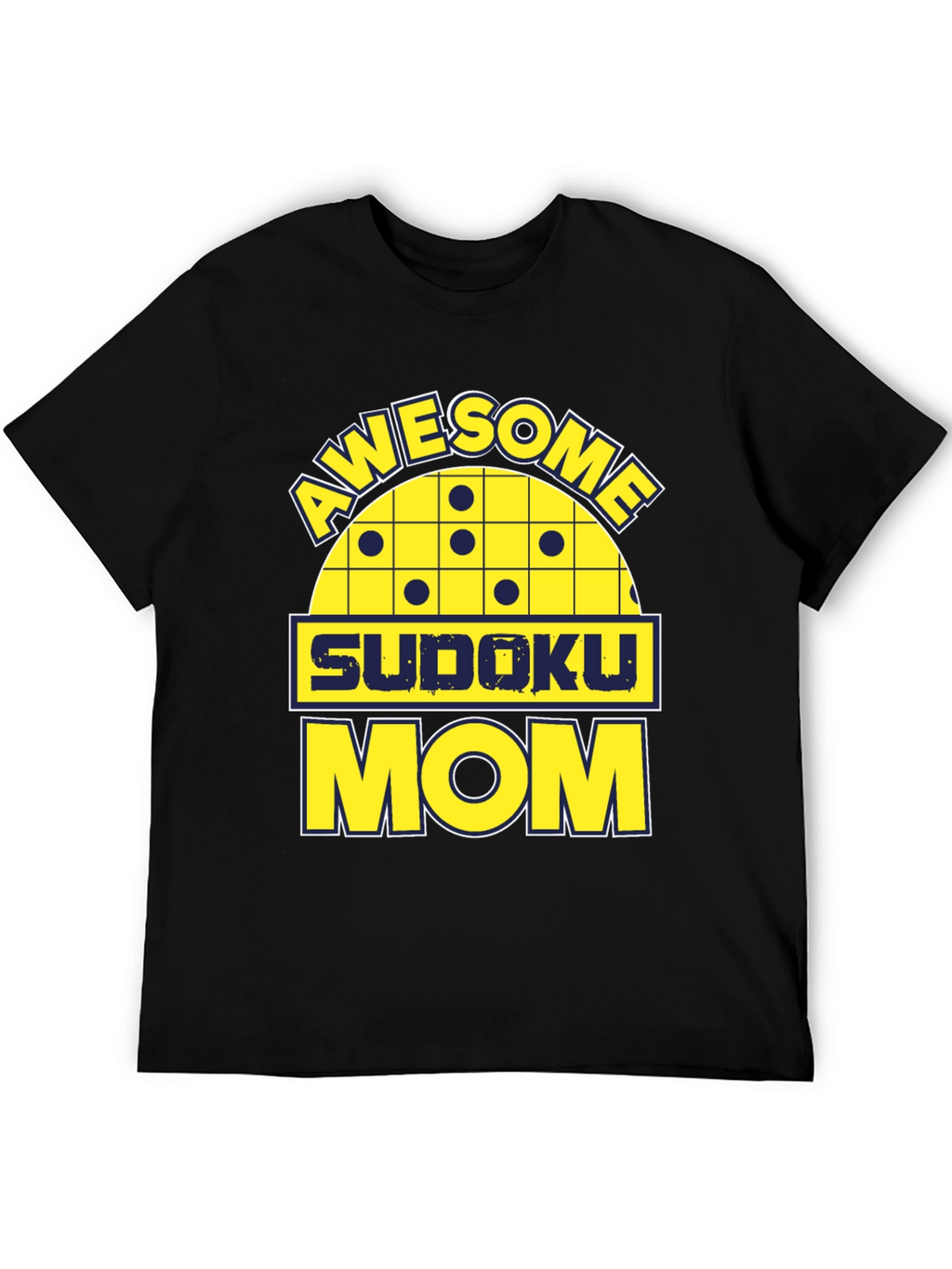 Awesome Sudoku Mom Graphic Tee Shirt