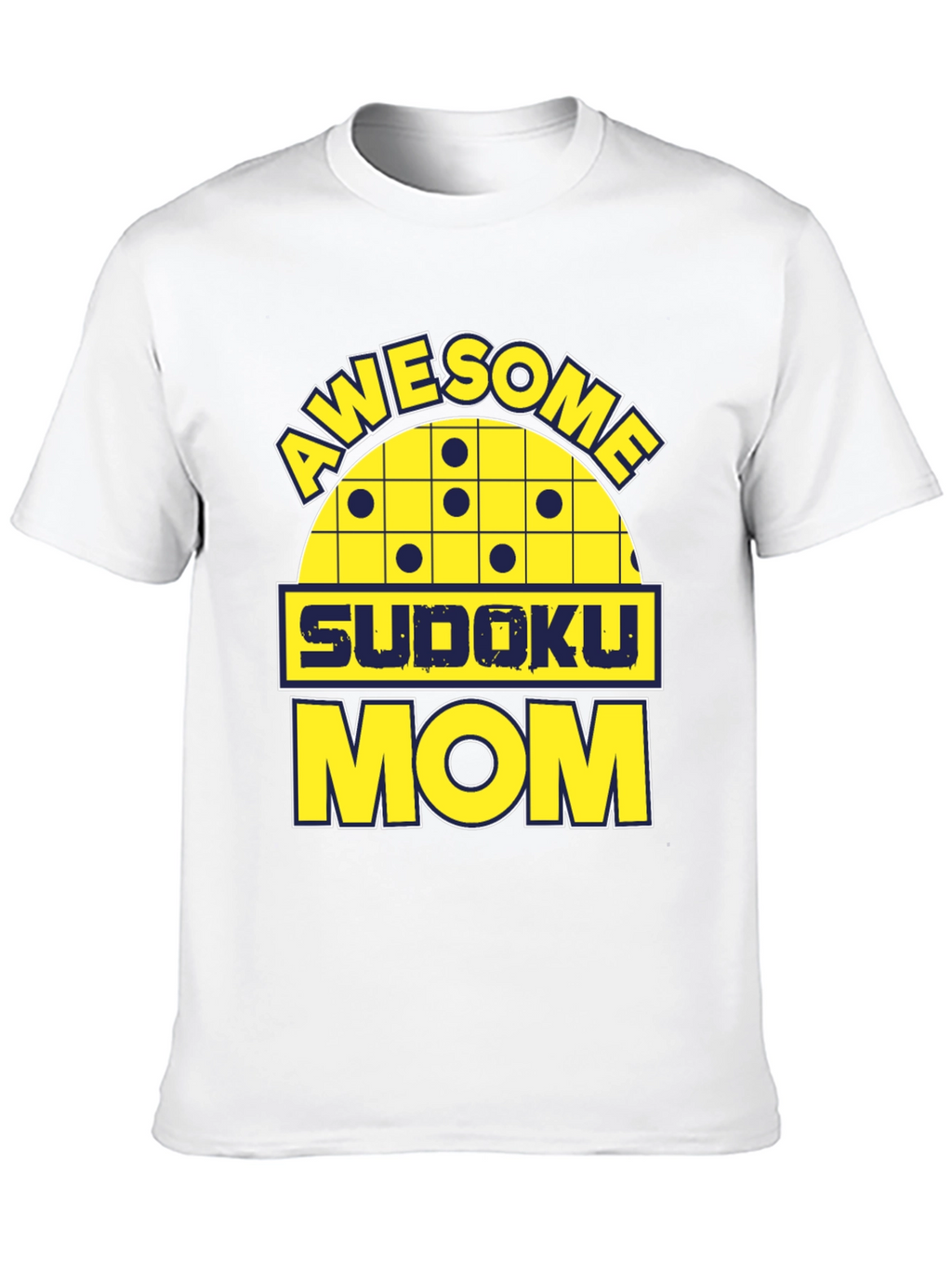 Awesome Sudoku Mom Graphic Tee Shirt