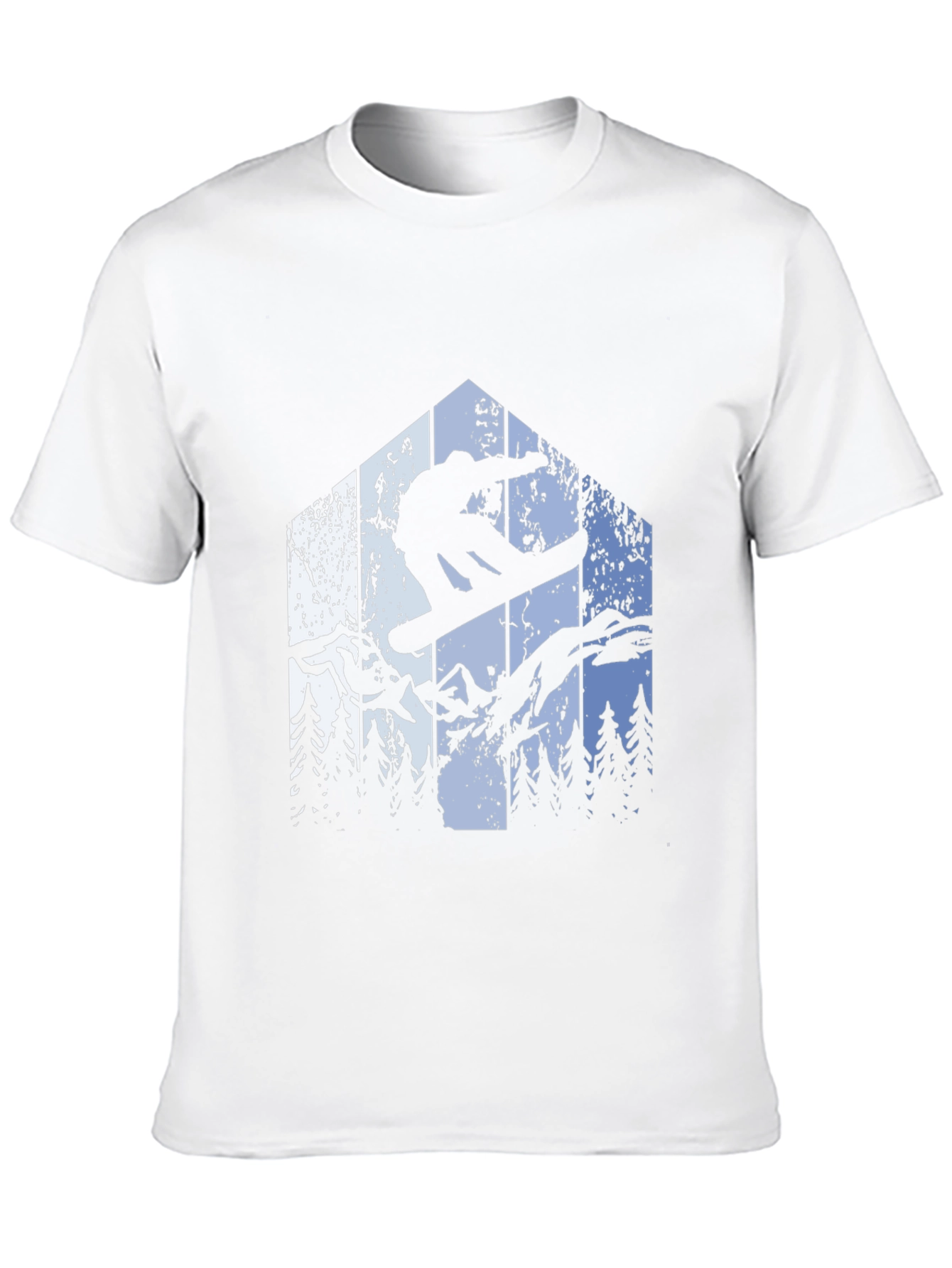 Snowboarding T-Shirt - Mountain Adventure Tee