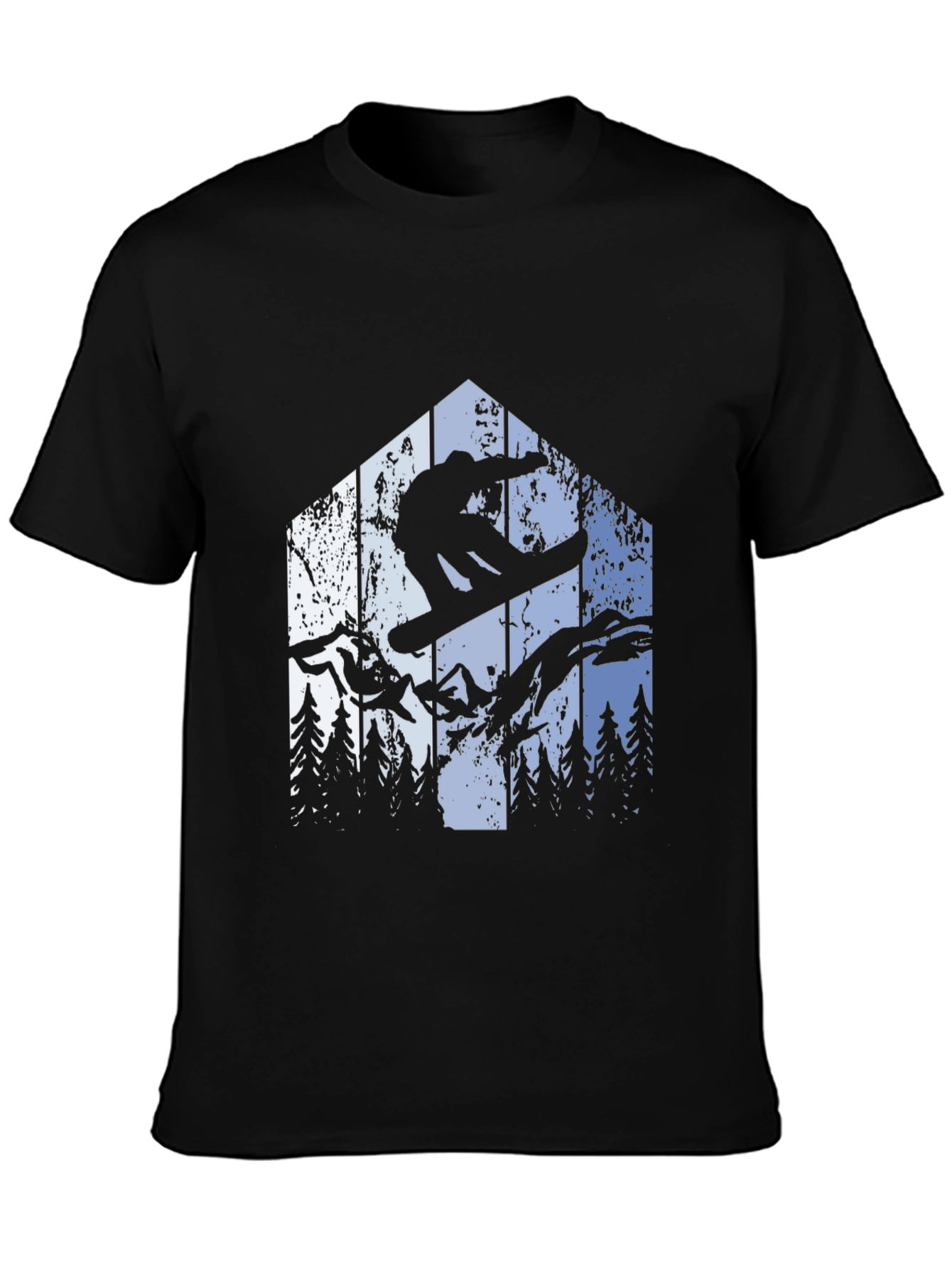 Snowboarding T-Shirt - Mountain Adventure Tee