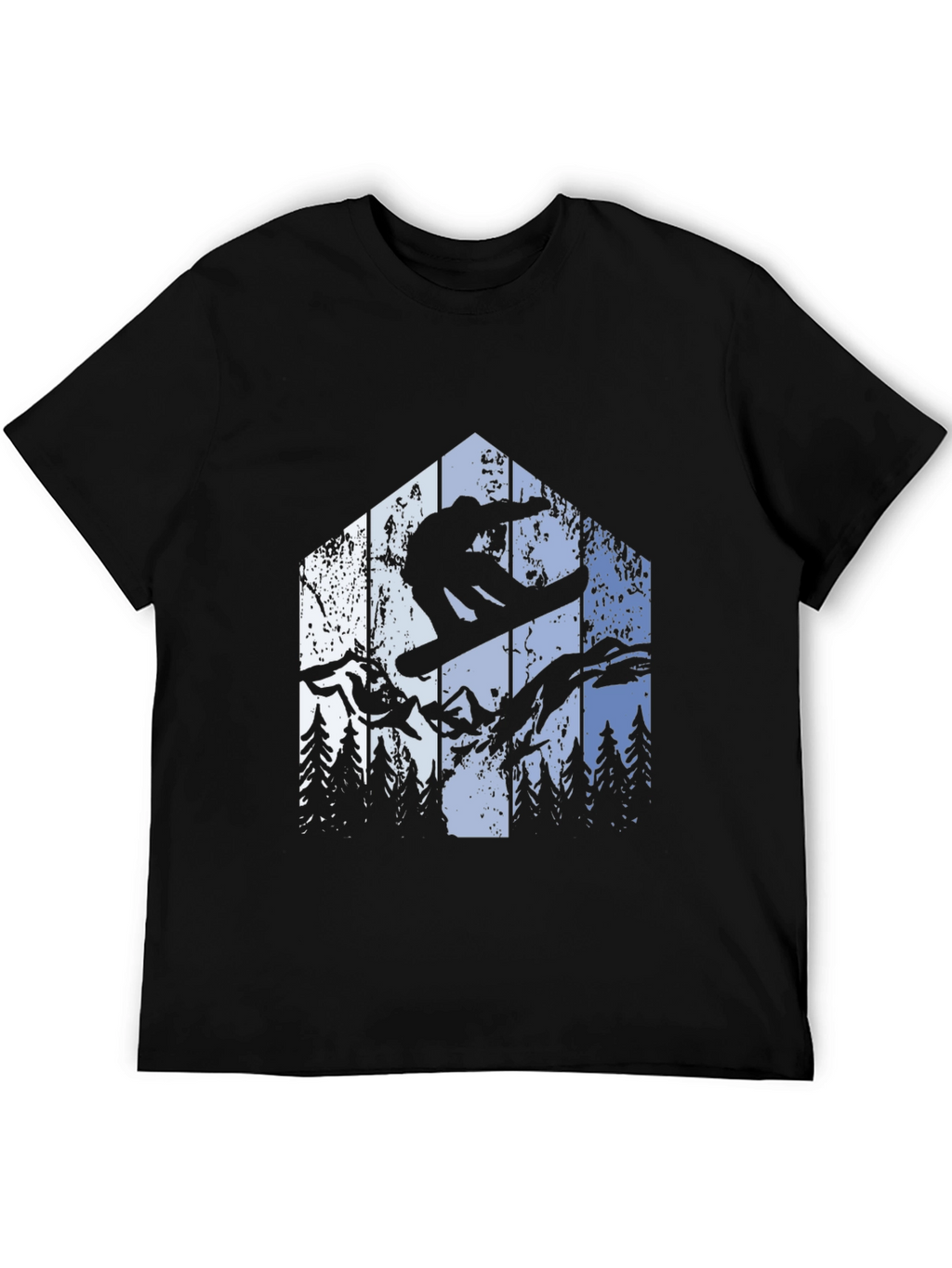 Snowboarding T-Shirt - Mountain Adventure Tee