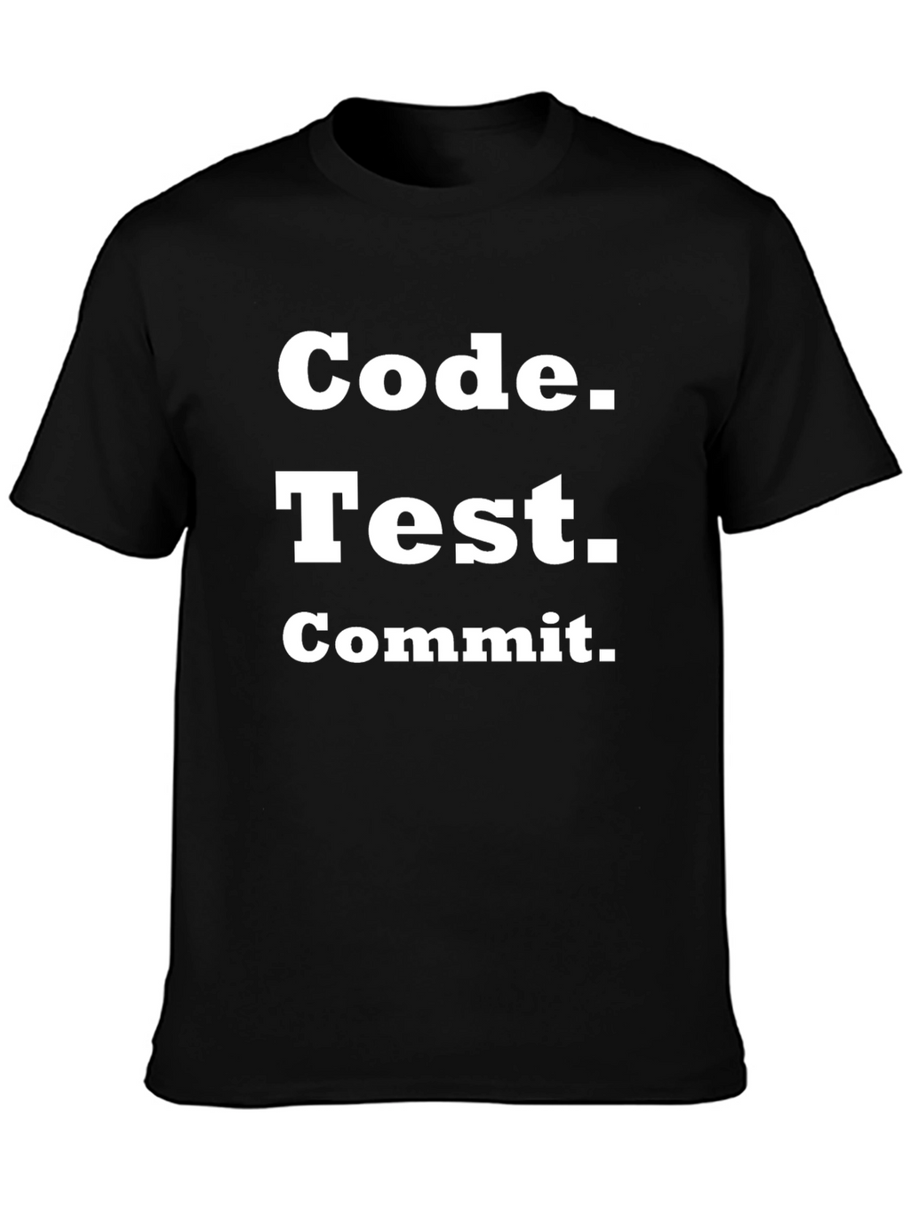 Code Test Commit Programmer T-Shirt