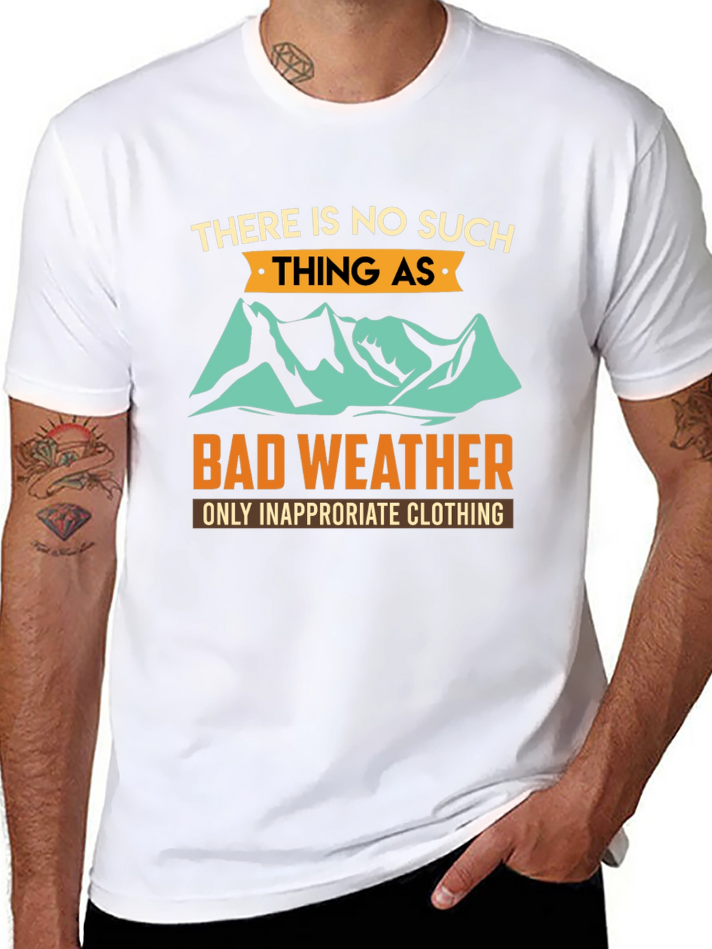 Bad Weather Graphic Tee - Outdoor Adventure Shirt