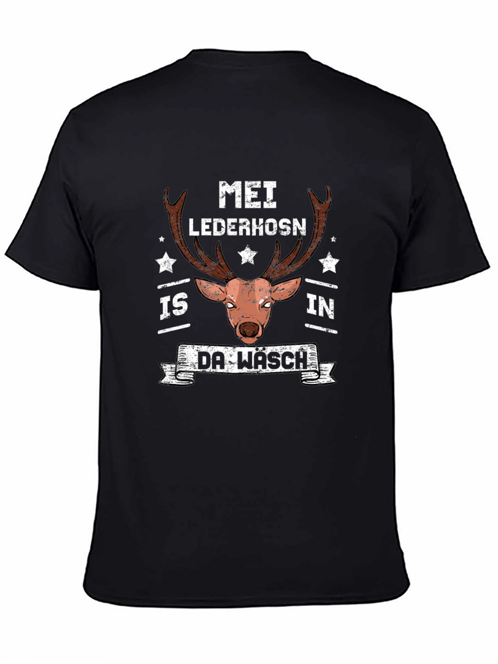 Mei Lederhosn In Da Wasch Deer T-Shirt
