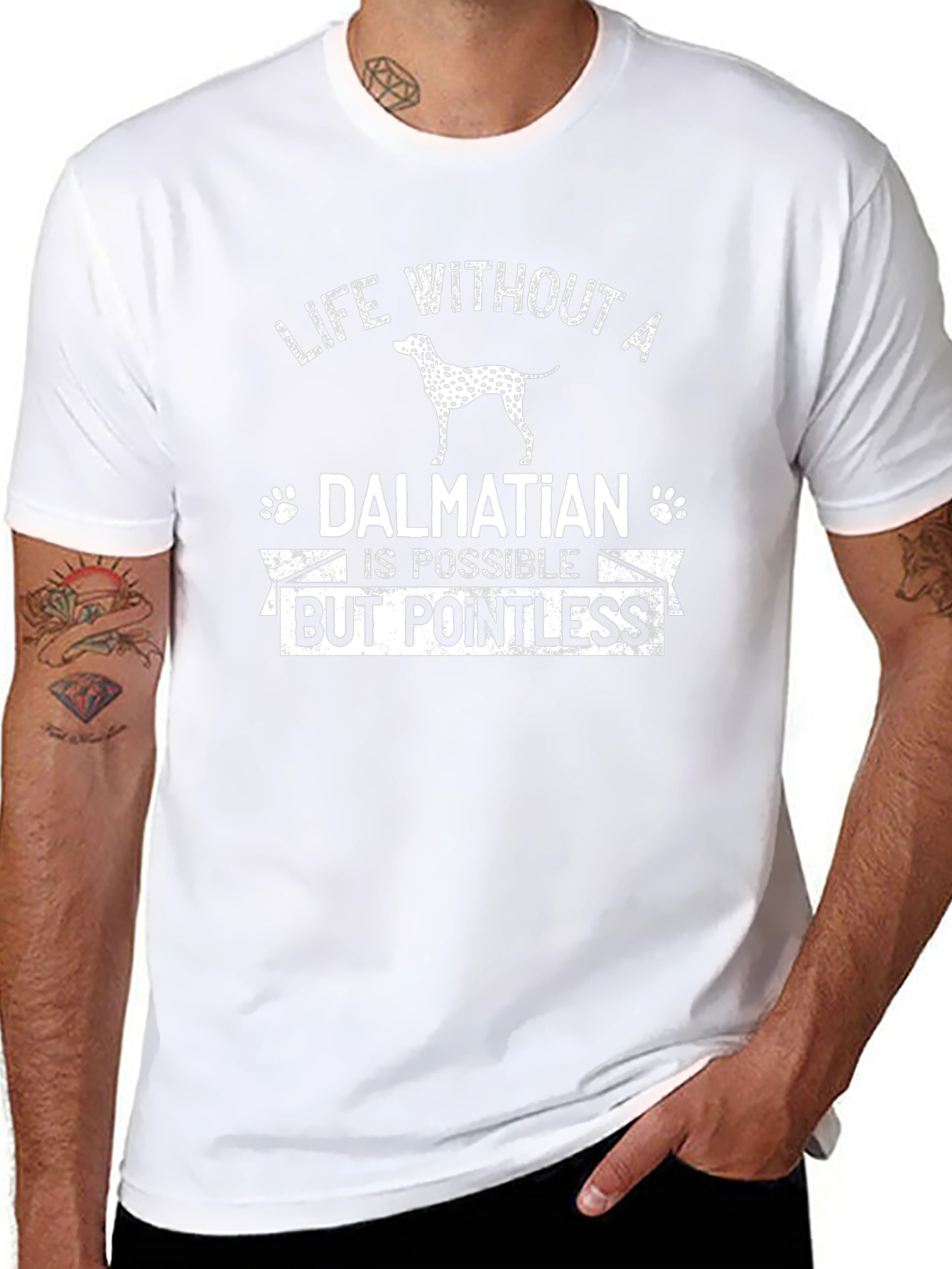 Dalmatian Lover Tee: Life Without a Dalmatian T-Shirt