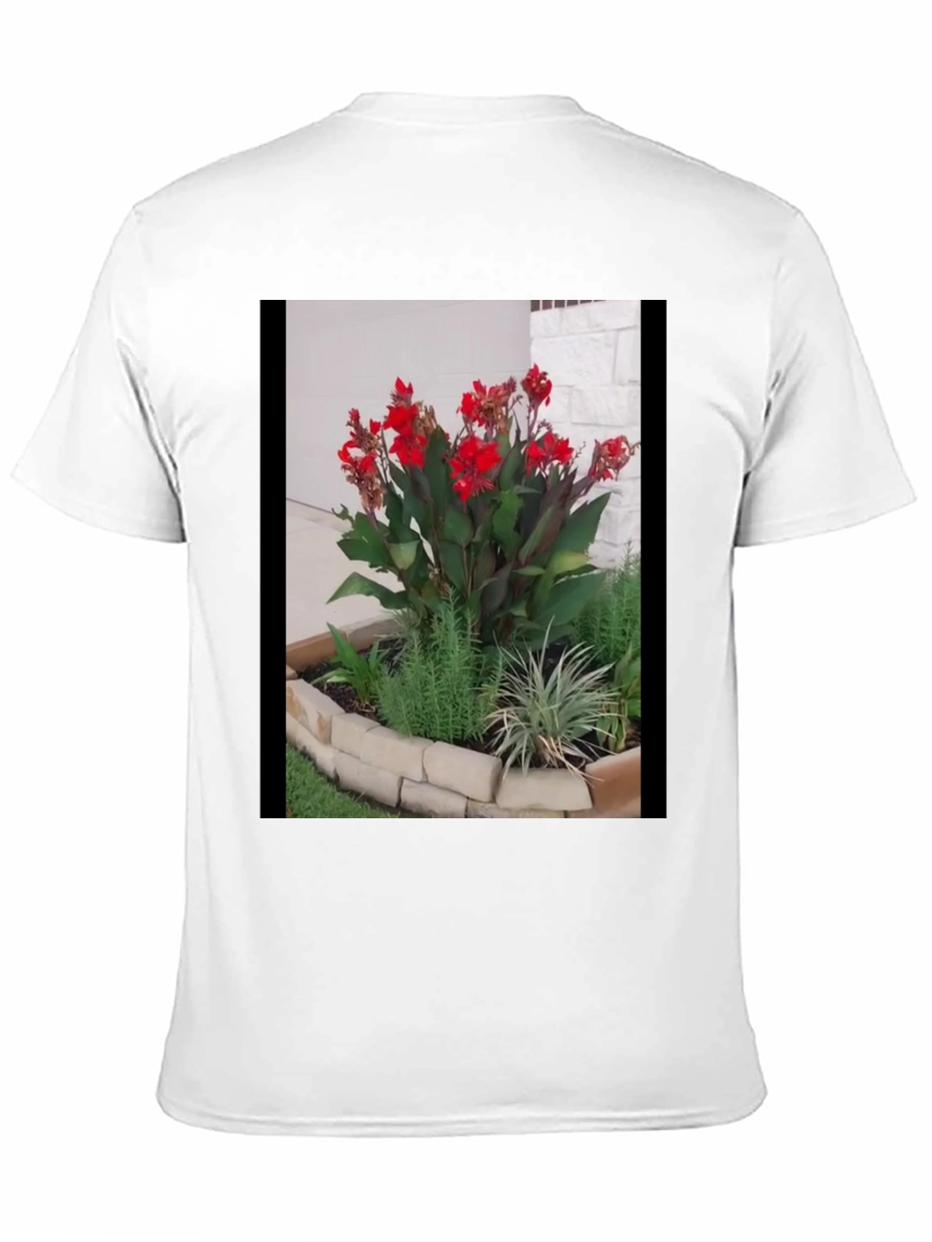 Floral Graphic Tee - Unique Garden Design