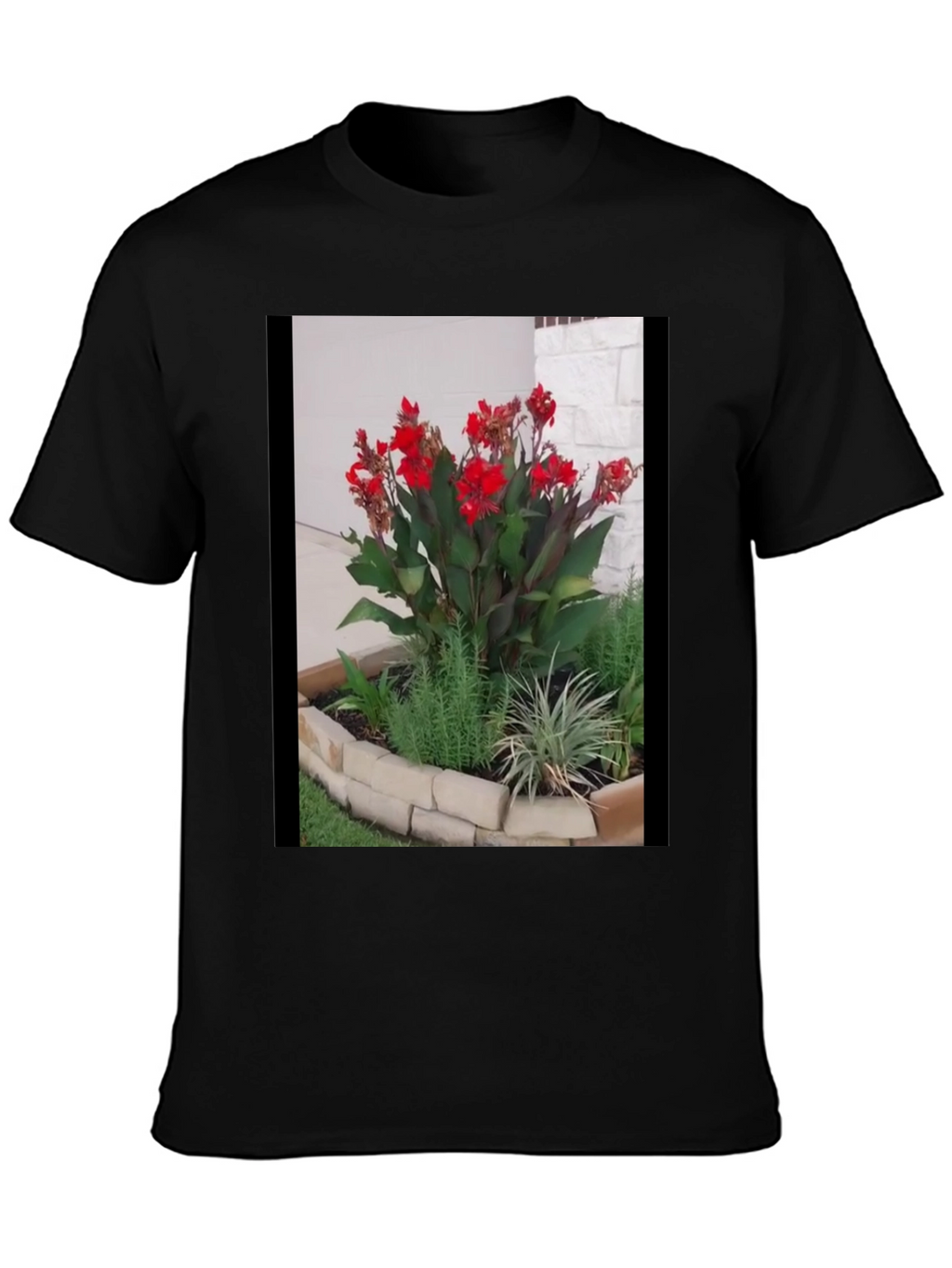 Floral Graphic Tee - Unique Garden Design