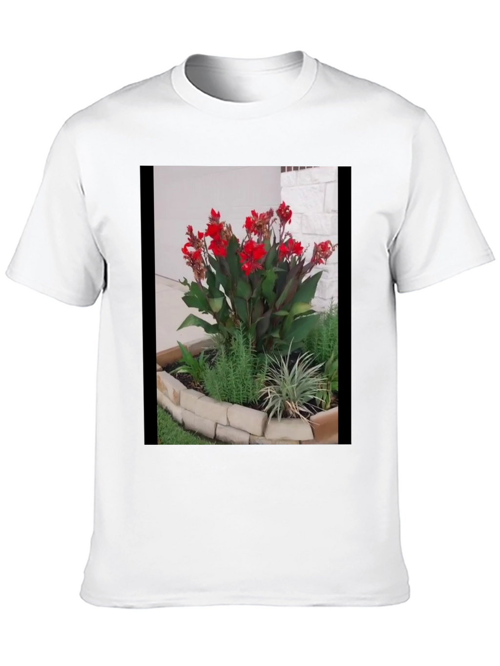 Floral Graphic Tee - Unique Garden Design