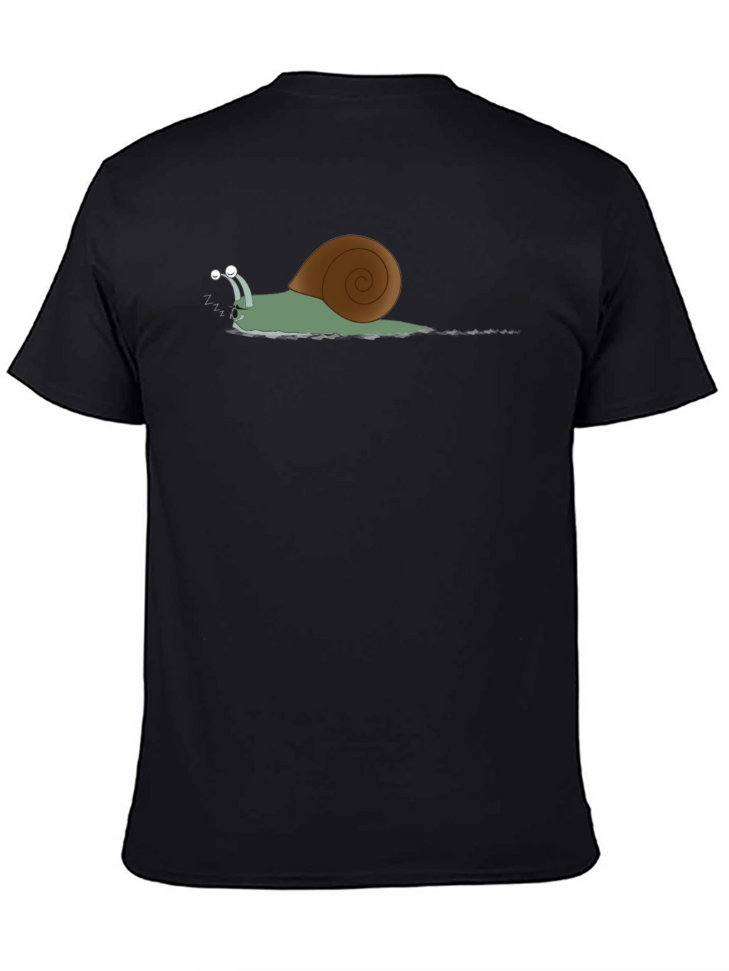 Lazy Snail Graphic Tee - Unique Design