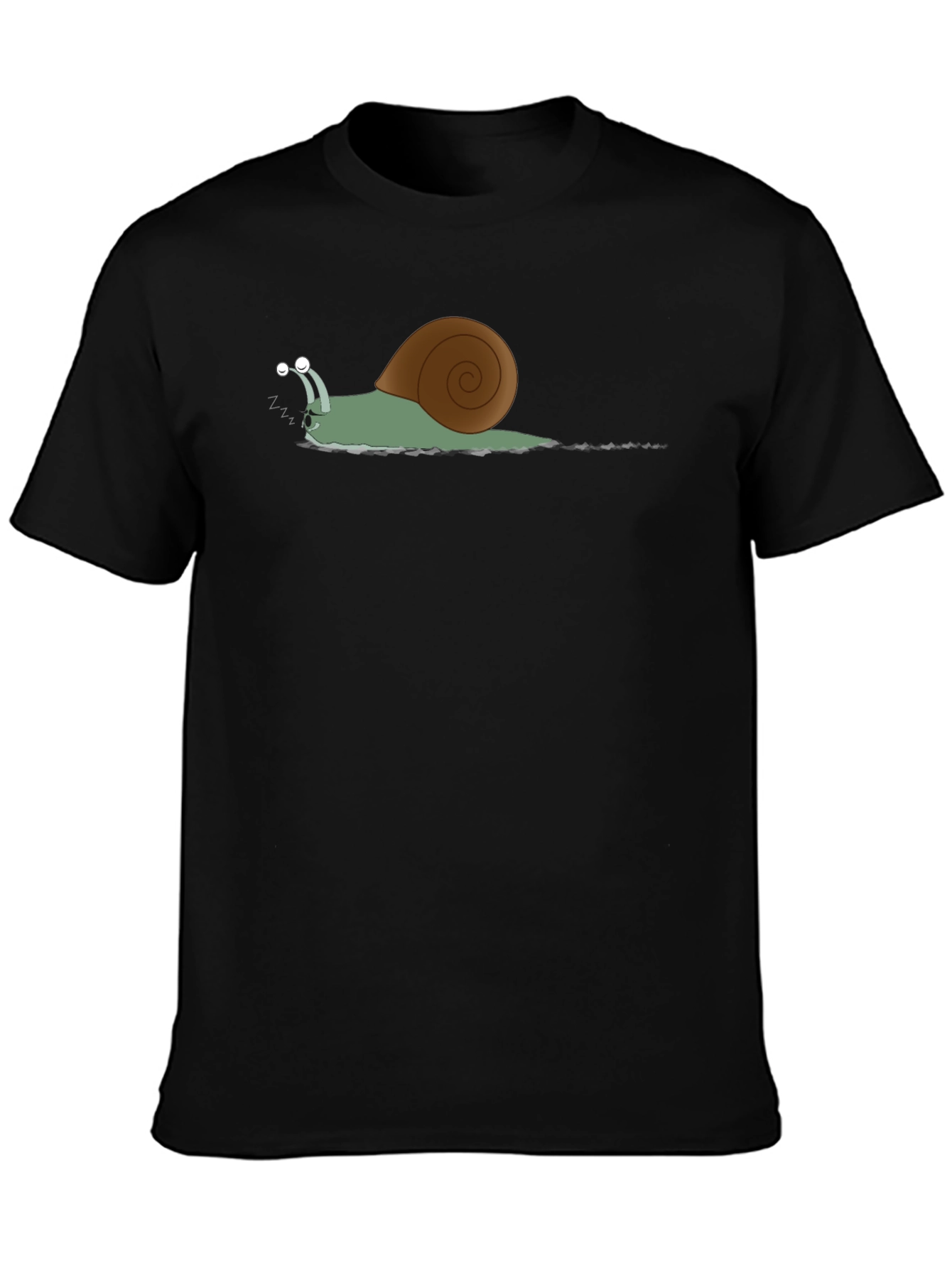 Lazy Snail Graphic Tee - Unique Design