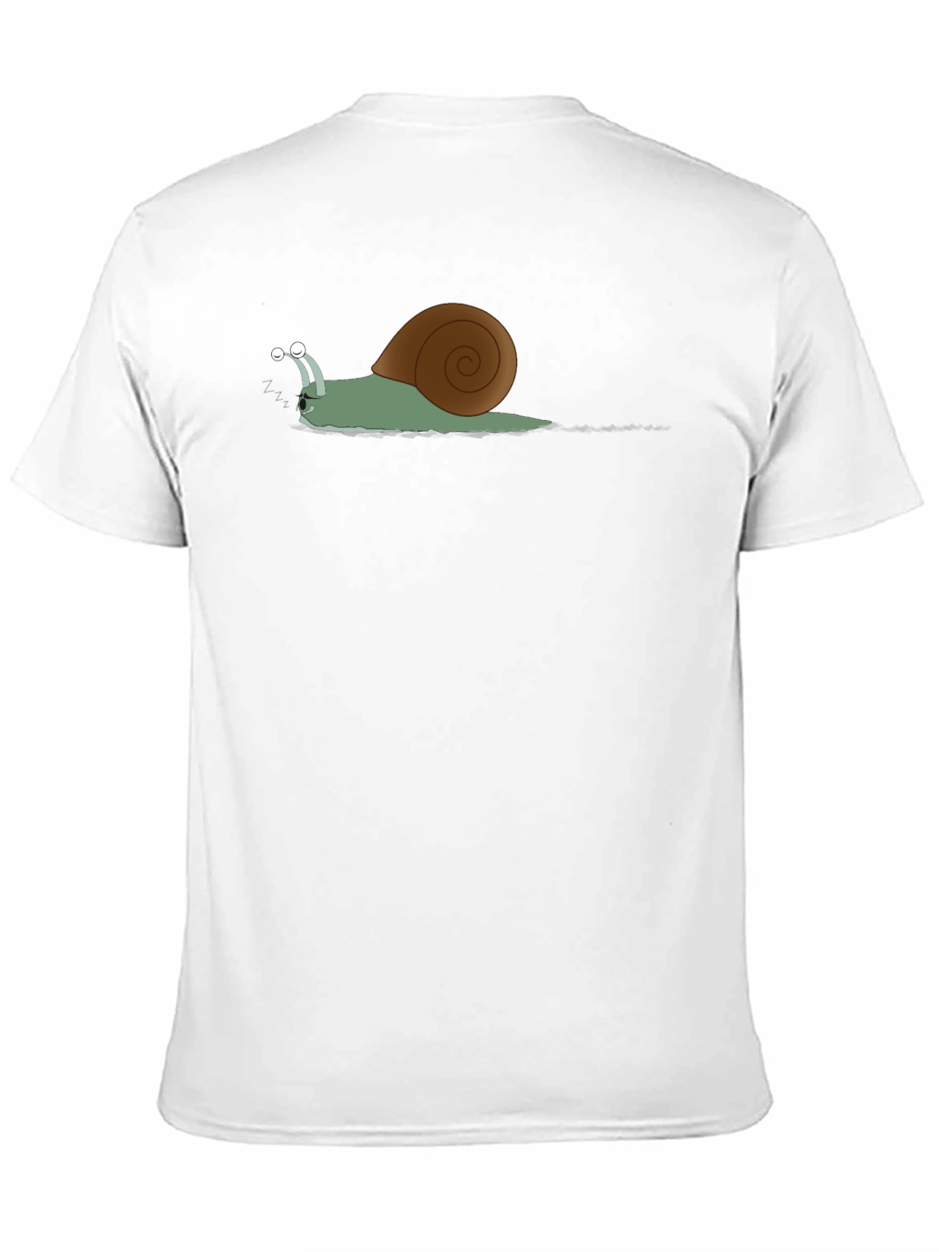 Lazy Snail Graphic Tee - Unique Design