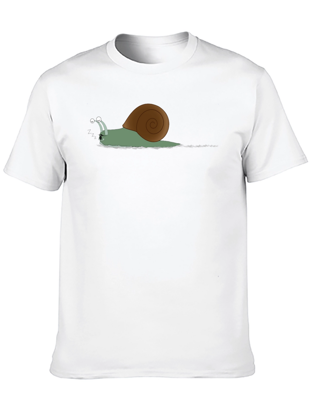 Lazy Snail Graphic Tee - Unique Design
