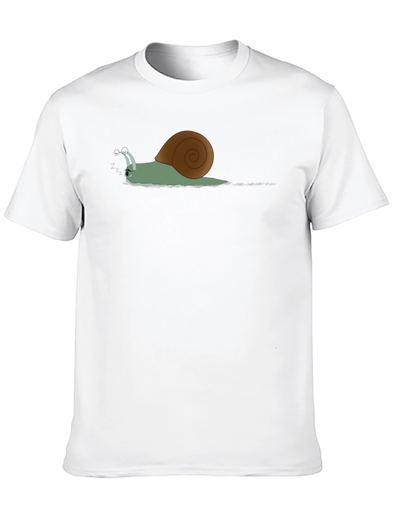 Lazy Snail Graphic Tee - Unique Design