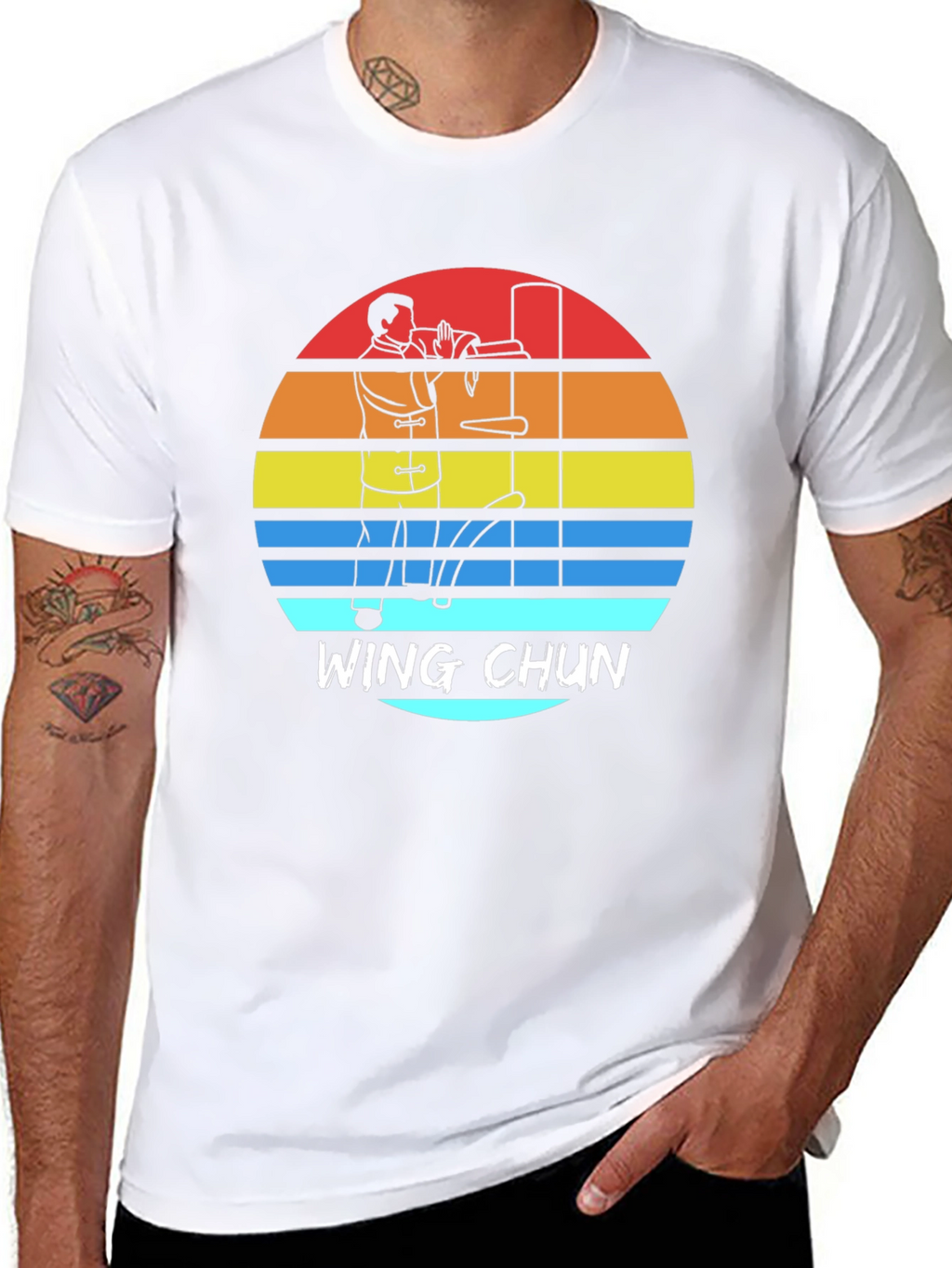 Wing Chun Sunset T-Shirt - Martial Arts Inspired Tee