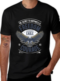 Freedom Eagle Graphic T-Shirt