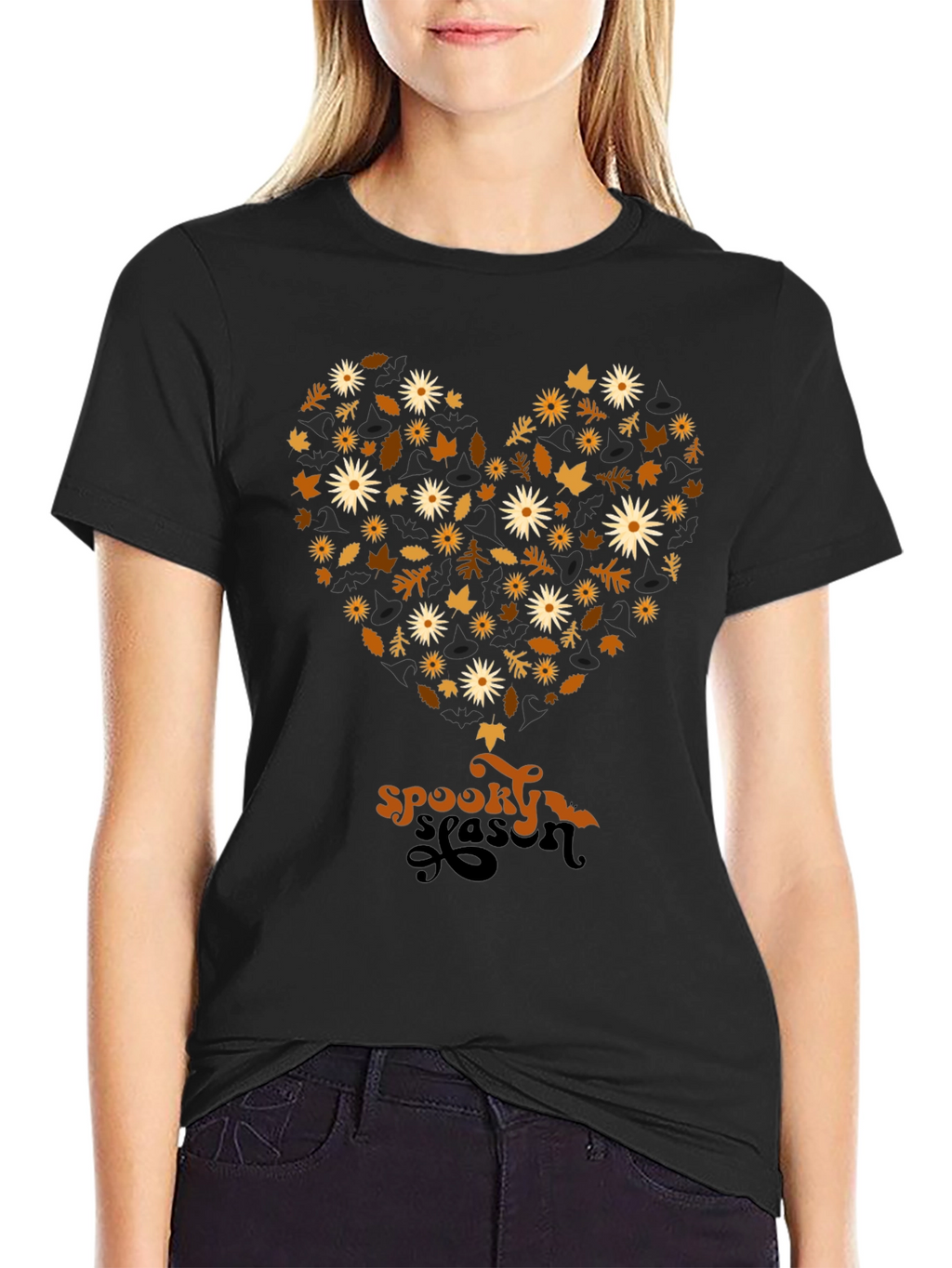 Spooky Season Heart Graphic Tee