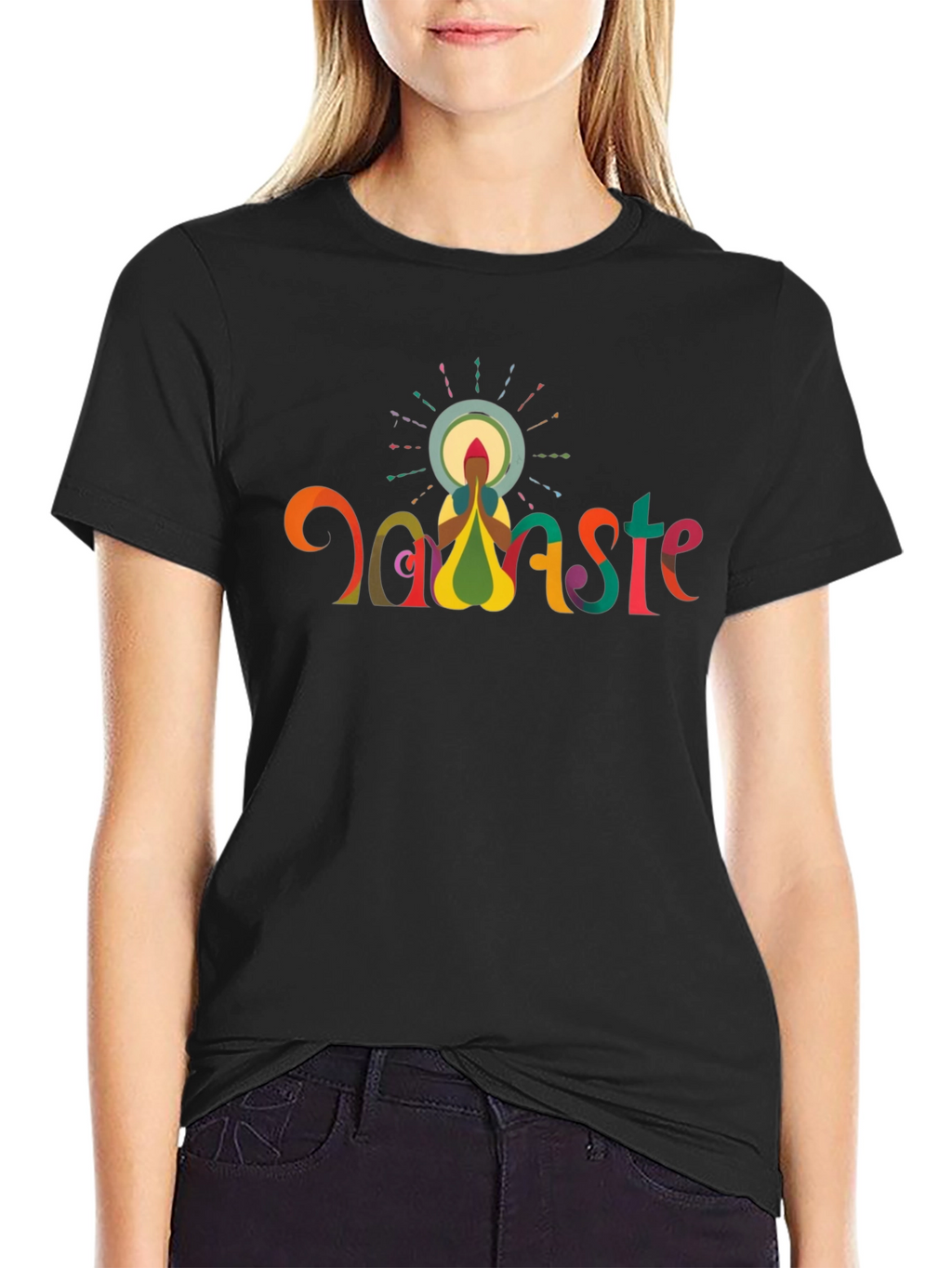 Namaste Graphic T-Shirt - Trendy Casual Wear