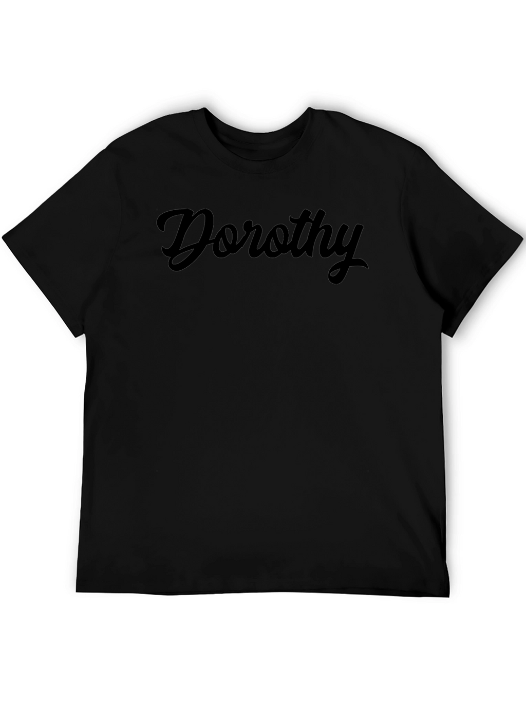 Dorothy Script Black T-Shirt