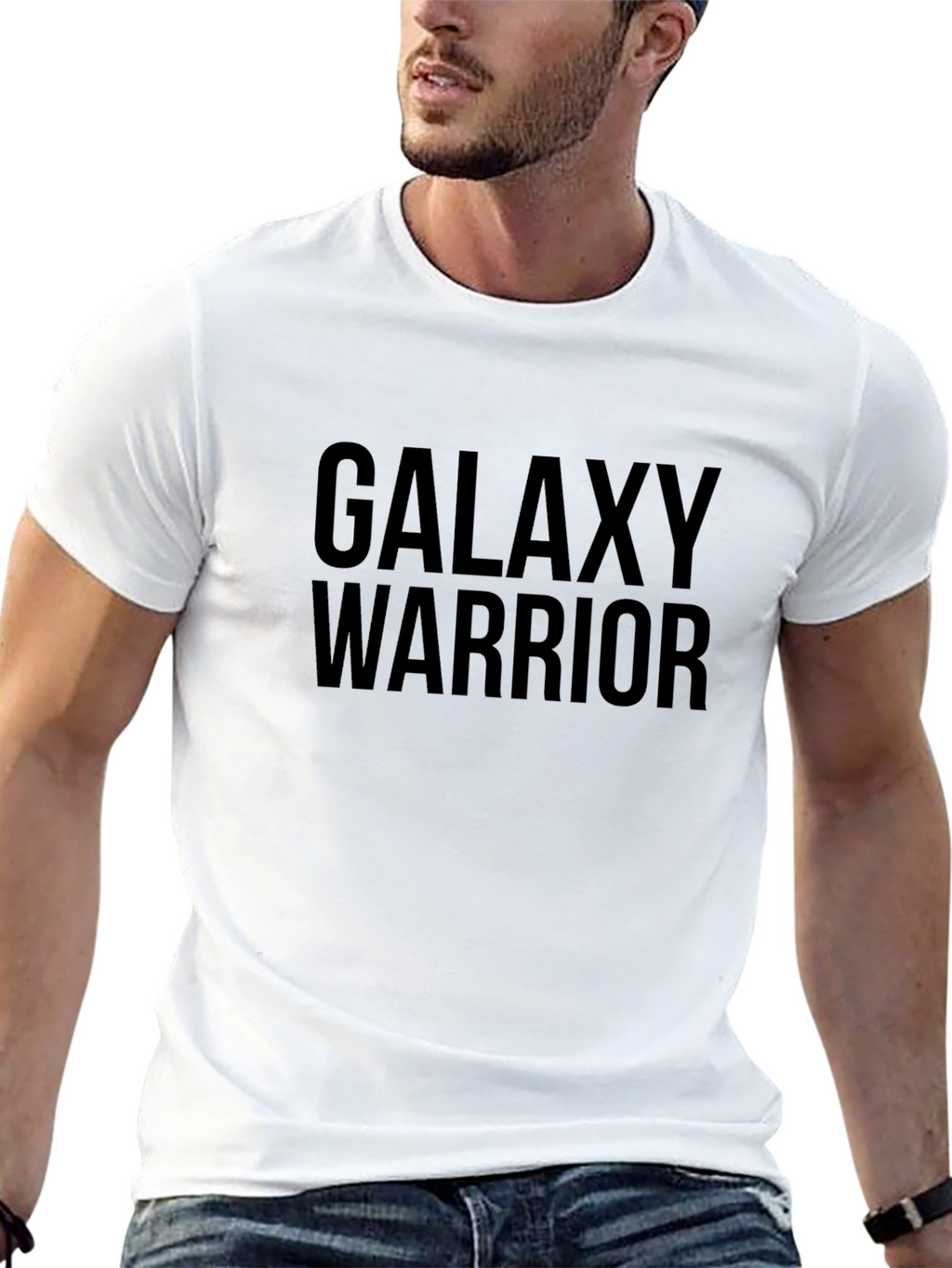 Galaxy Warrior Black Graphic Tee